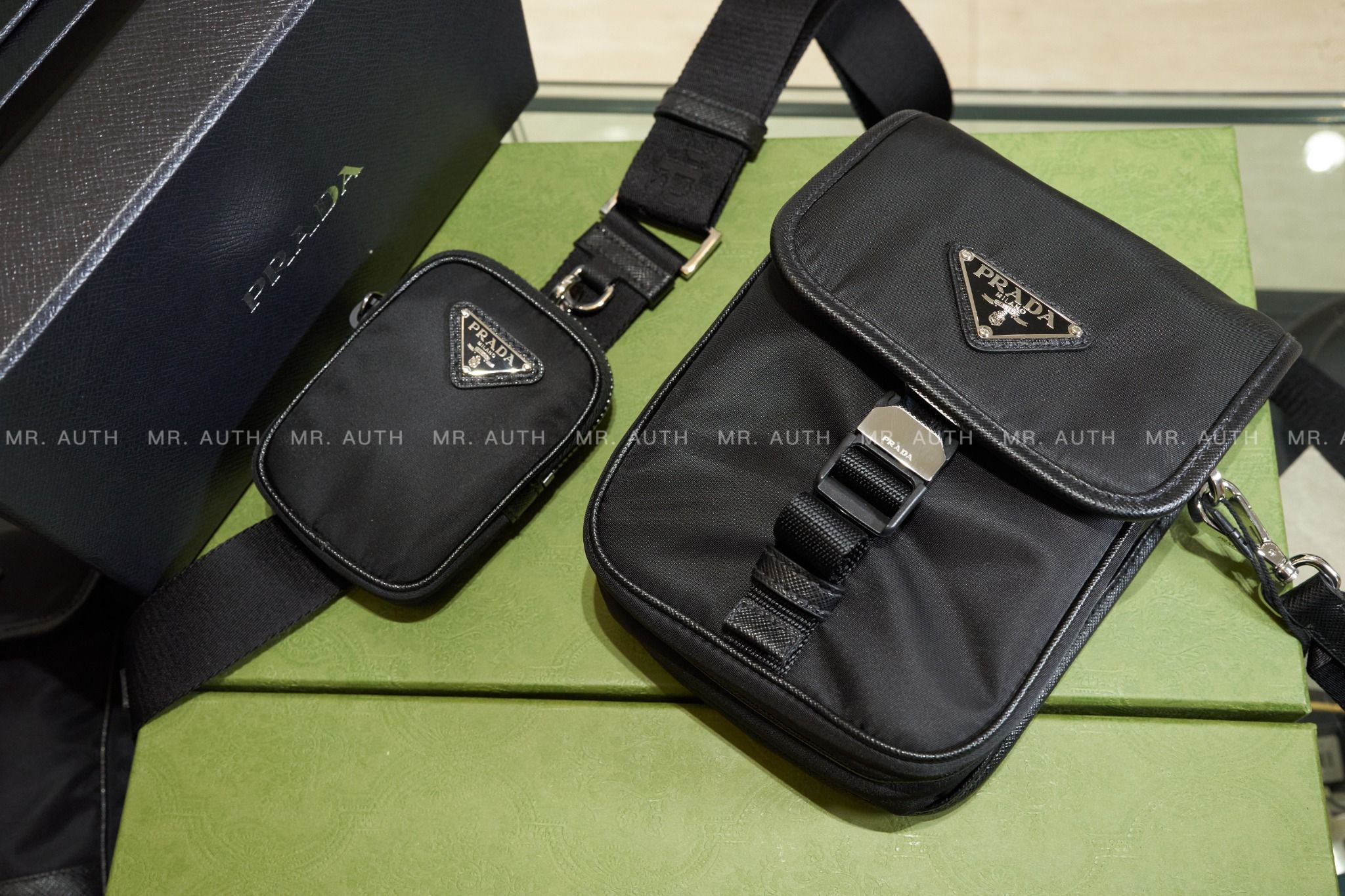 Prada Re-Nylon & Saffiano Leather Bags.