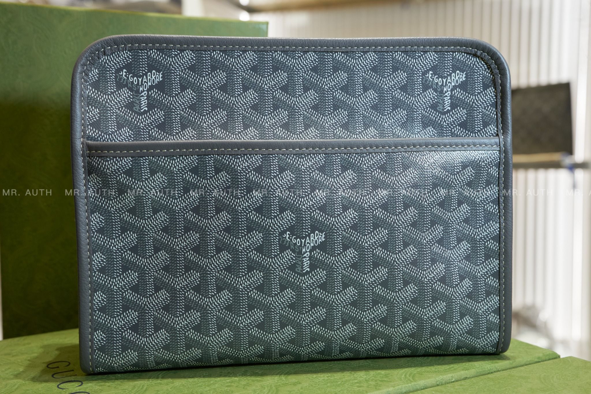 Goyard Leather Pouch