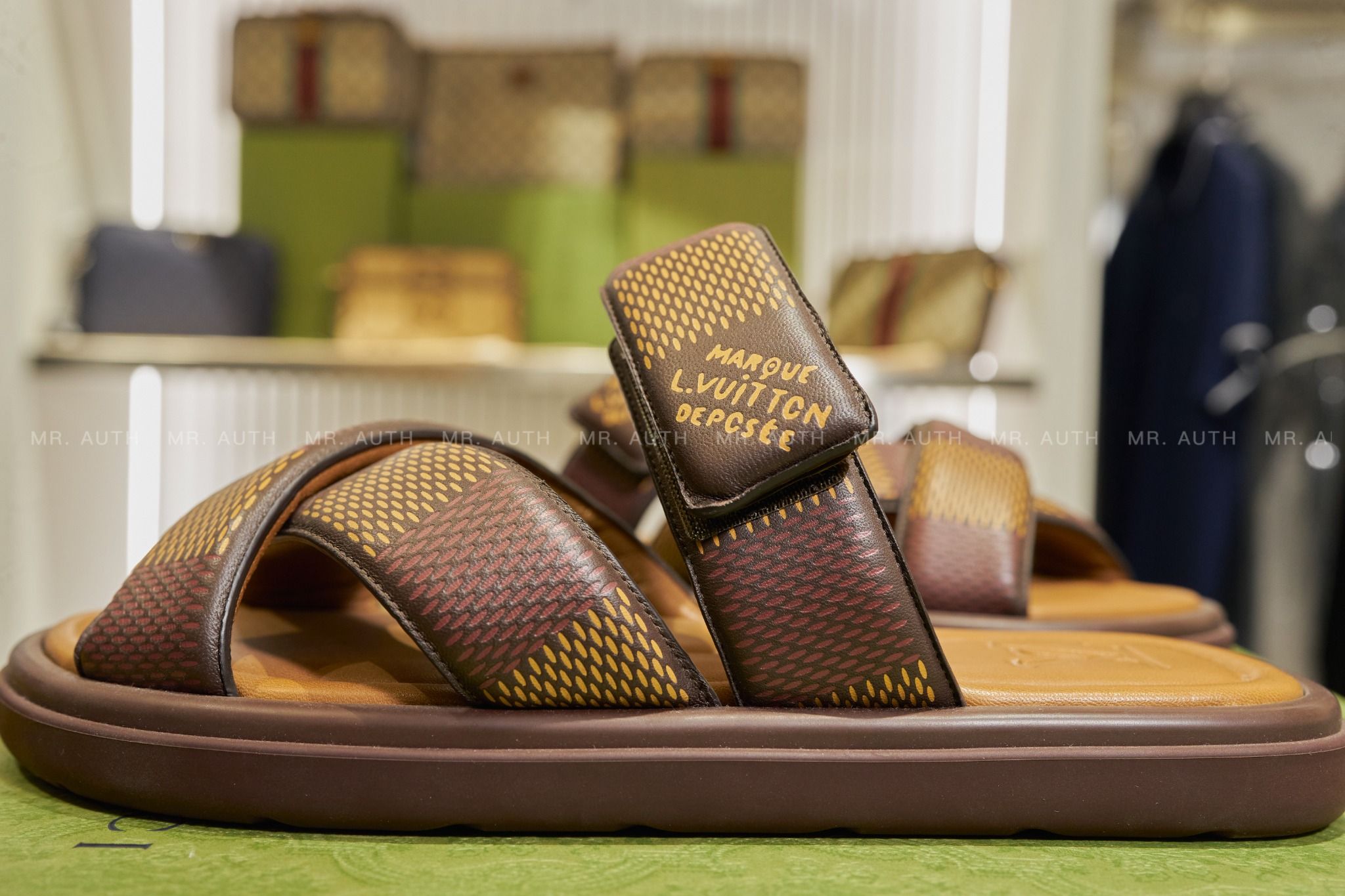 Louis Vuitton Venice Mules.
