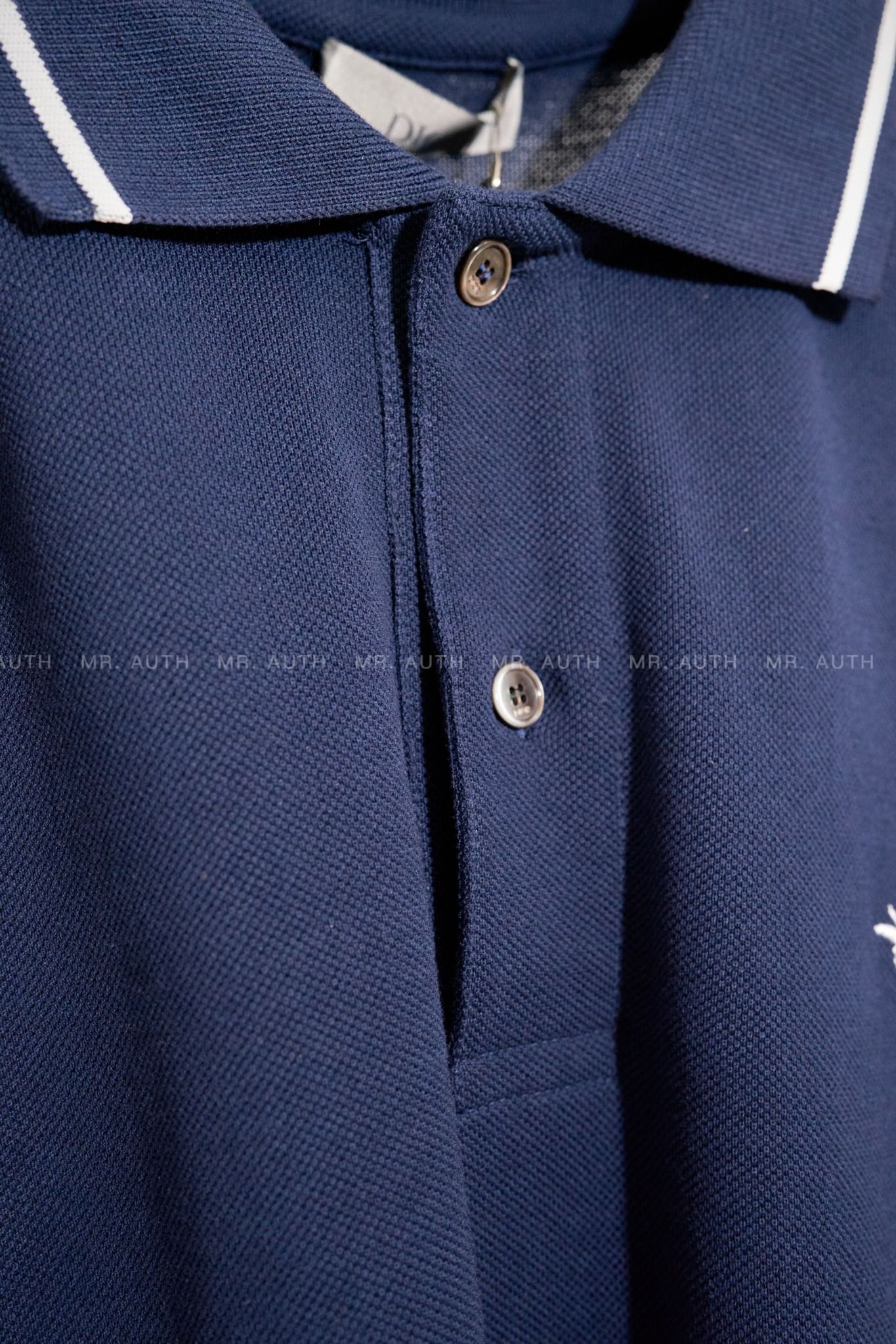 Dior Polo Shirt with Bee Embroidery.