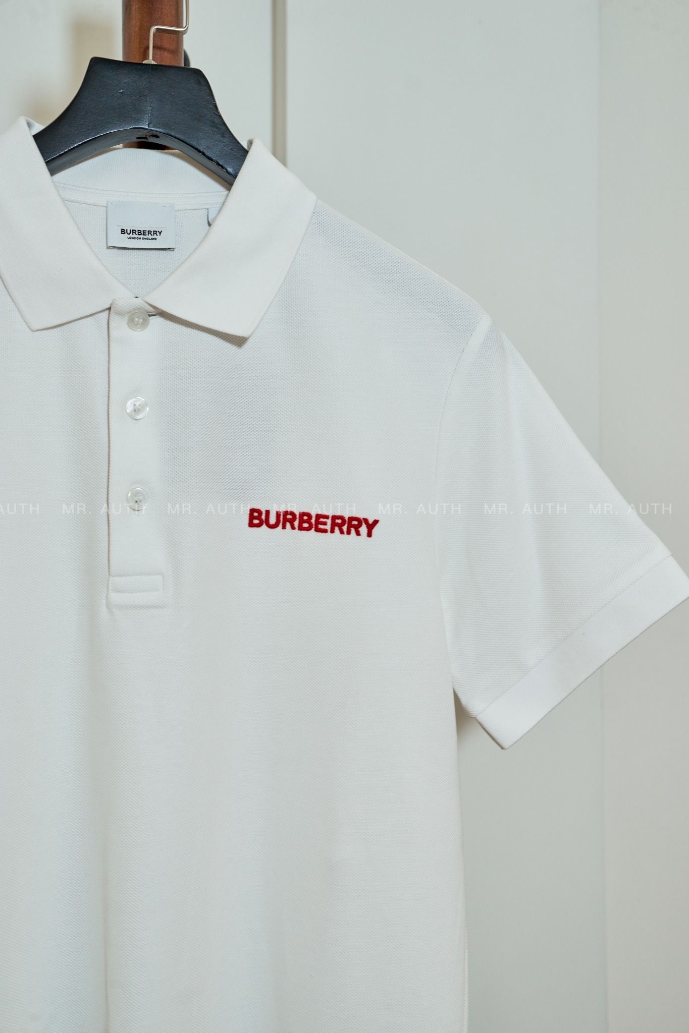 Burberry Cotton Polo Shirt.