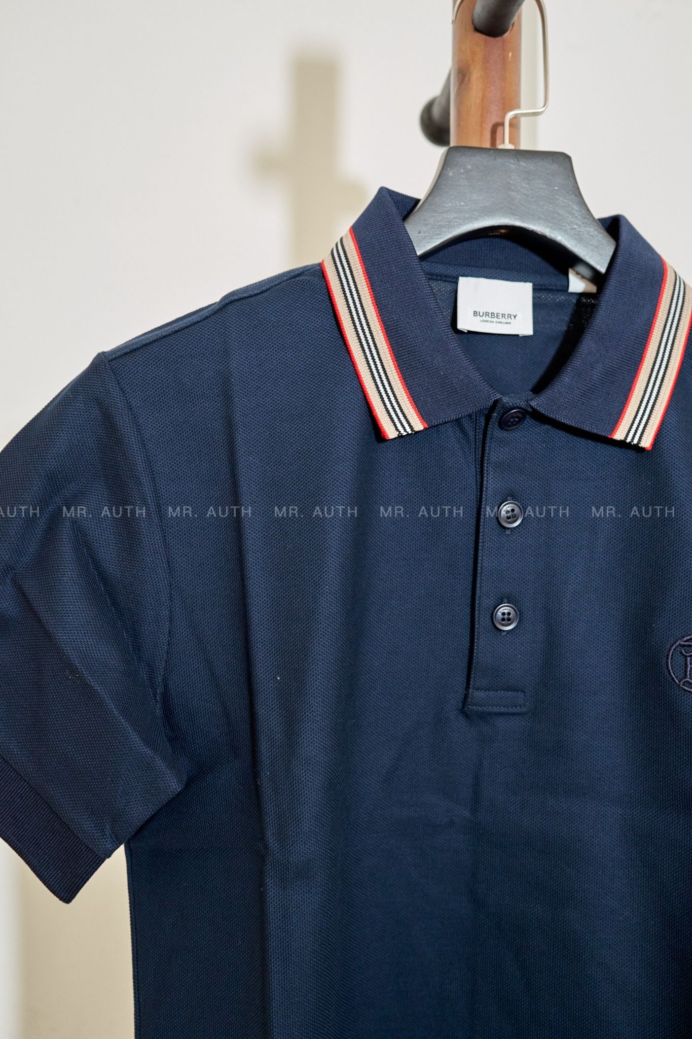 Burberry Cotton Polo Shirt.
