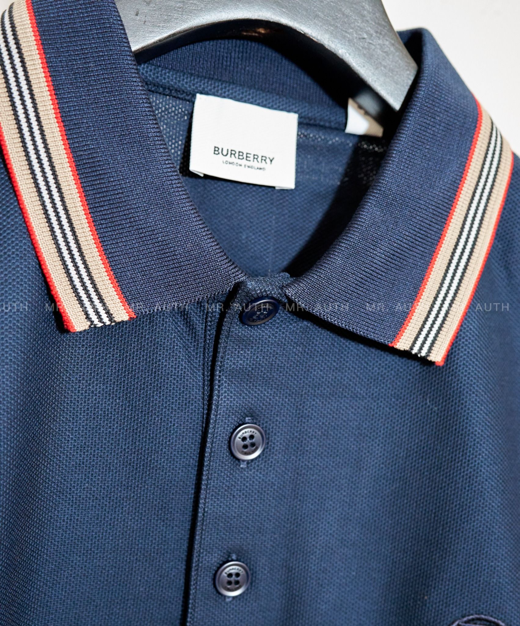 Burberry Cotton Polo Shirt.