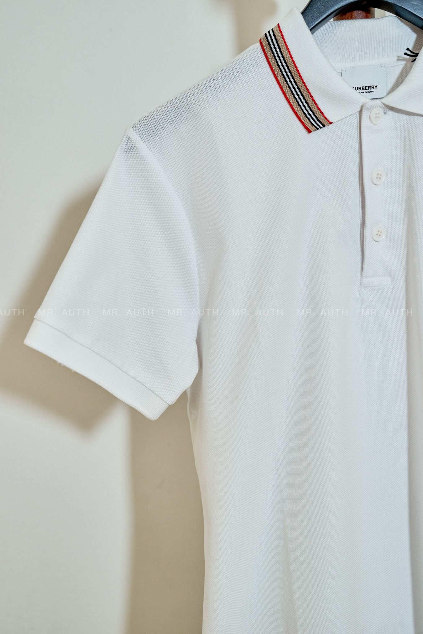Burberry Cotton Polo Shirt.