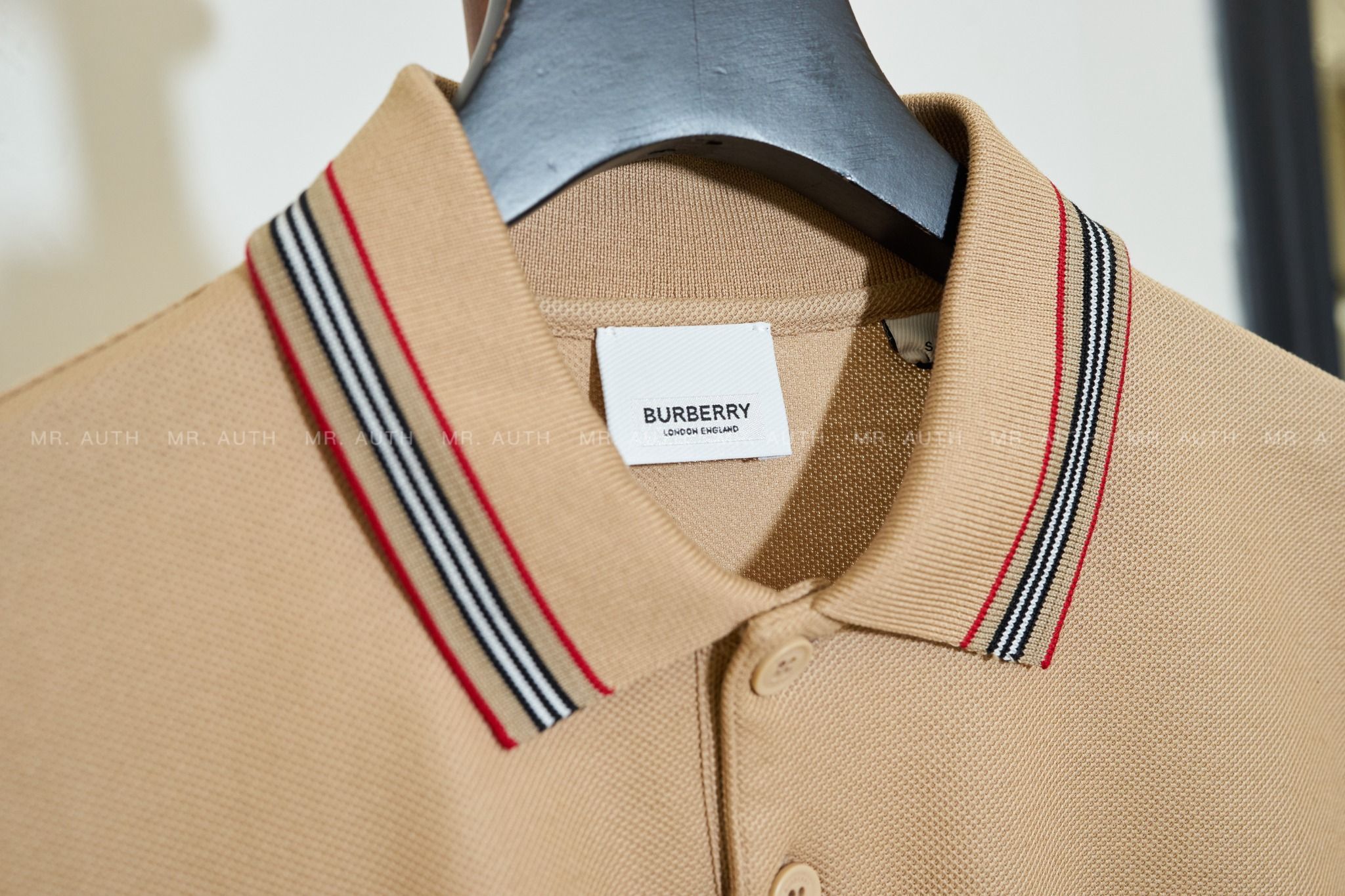 Burberry Cotton Polo Shirt.