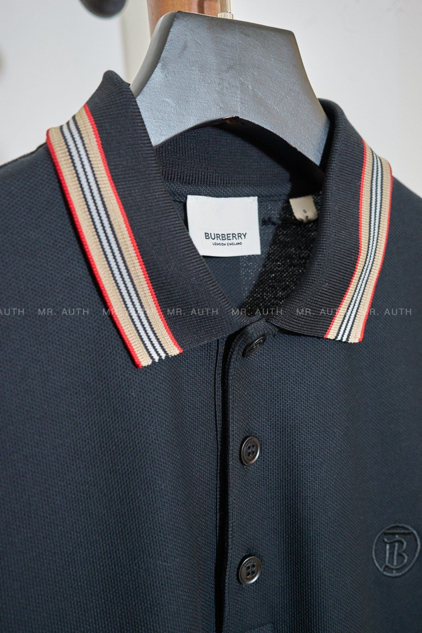 Burberry Cotton Polo Shirt.