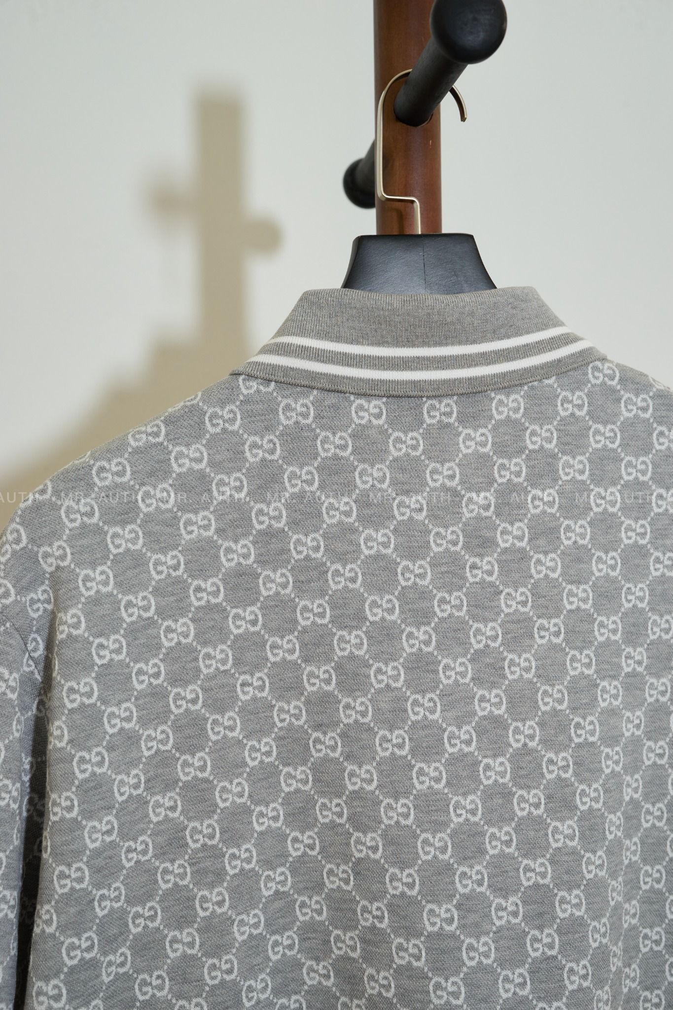 Gucci GG Cotton Piquet Jacquard Polo Shirt.