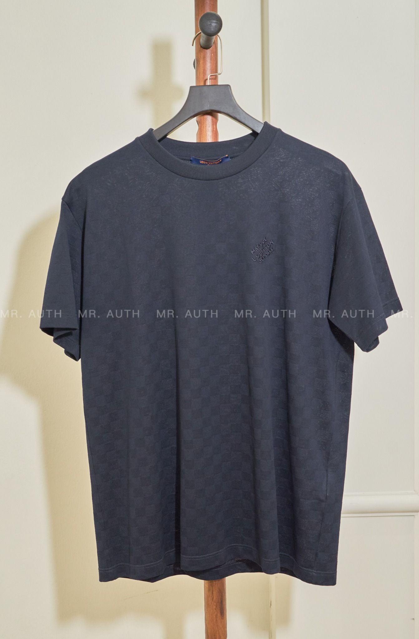 Louis Vuitton Damier Cotton Piqué T-Shirt.