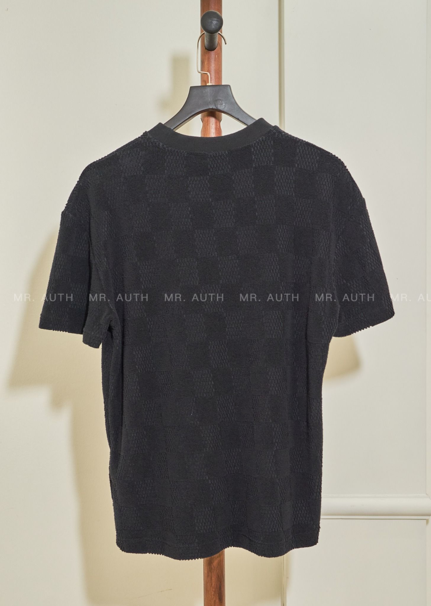 Louis Vuitton Damier French Terry Cotton T-Shirt.'