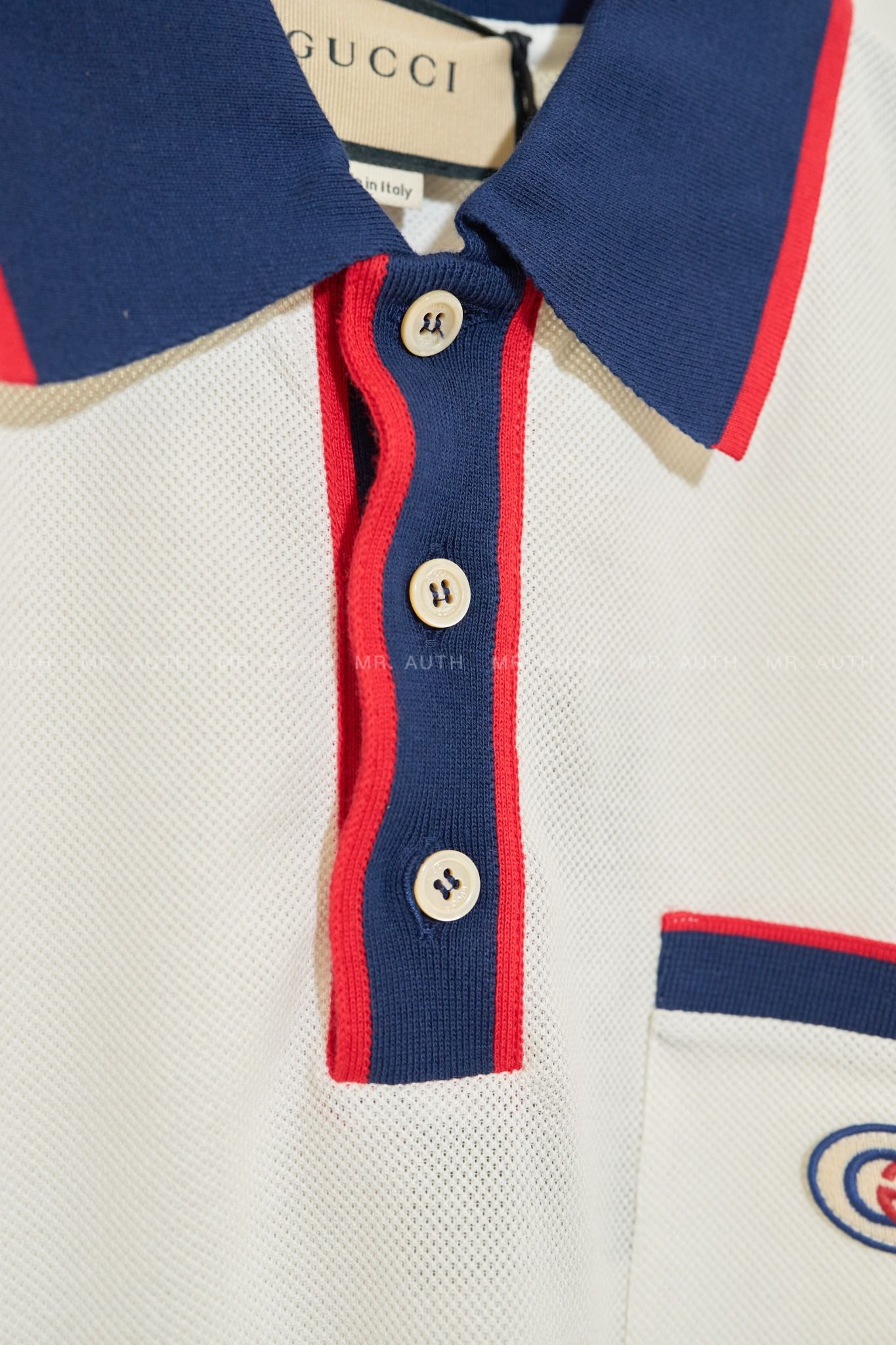 Gucci Cotton Polo Shirts.