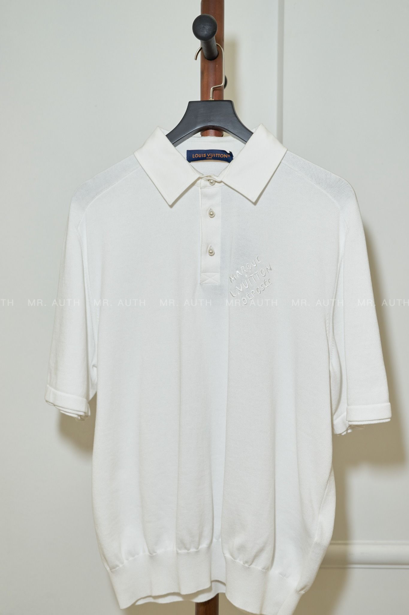 Louis Vuitton Signature Cotton Polo Shirt.