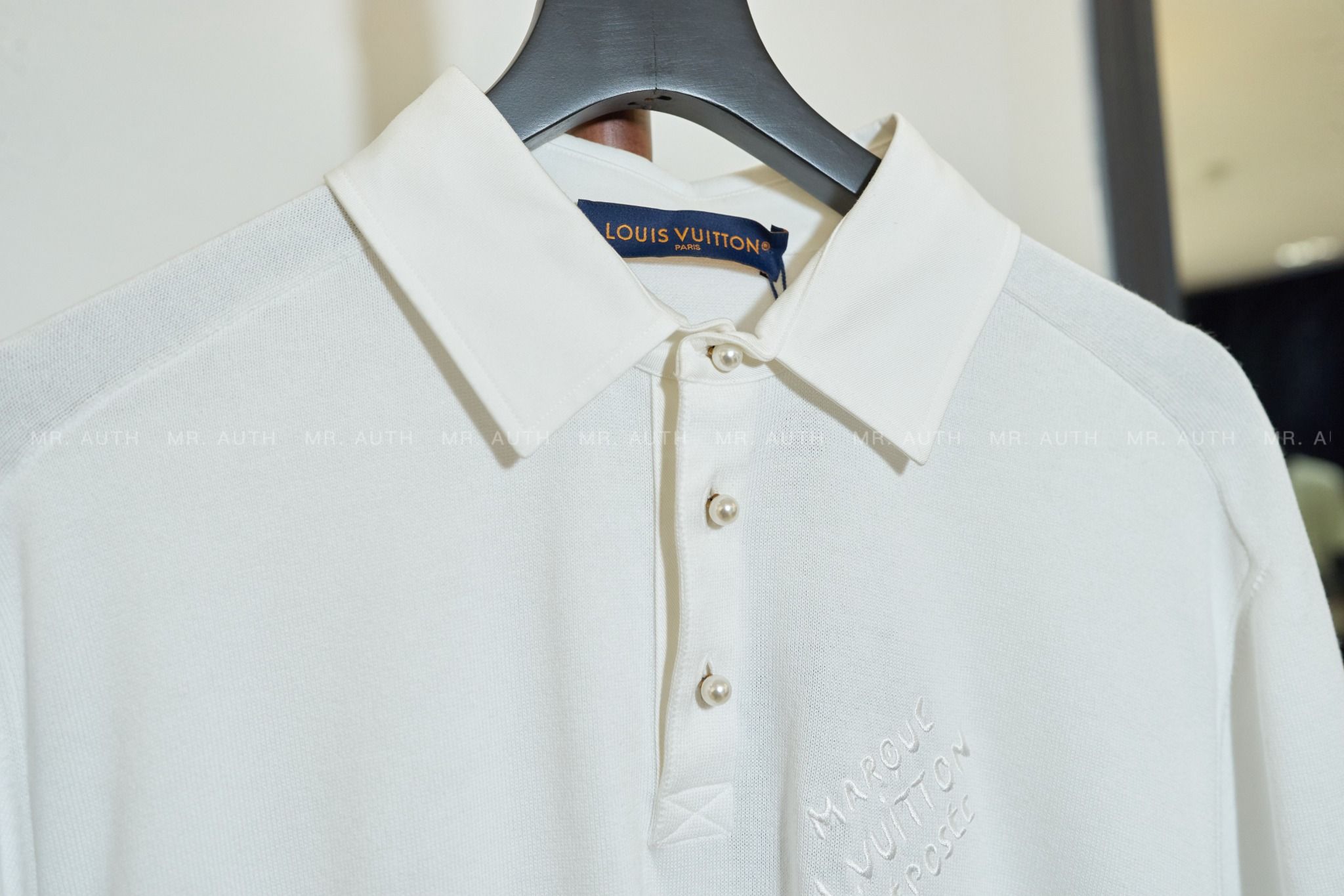 Louis Vuitton Signature Cotton Polo Shirt.