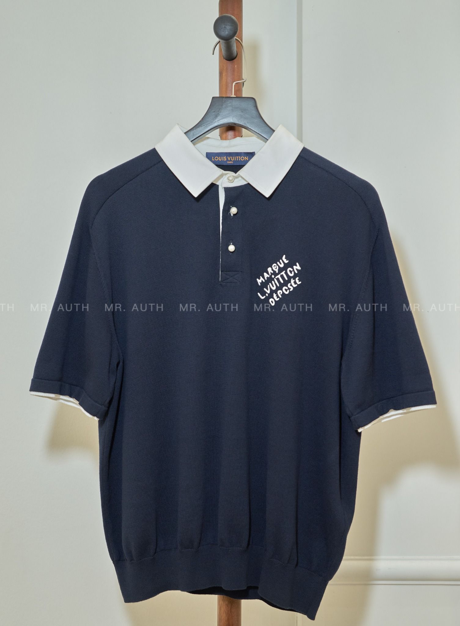 Louis Vuitton Signature Cotton Polo Shirt.