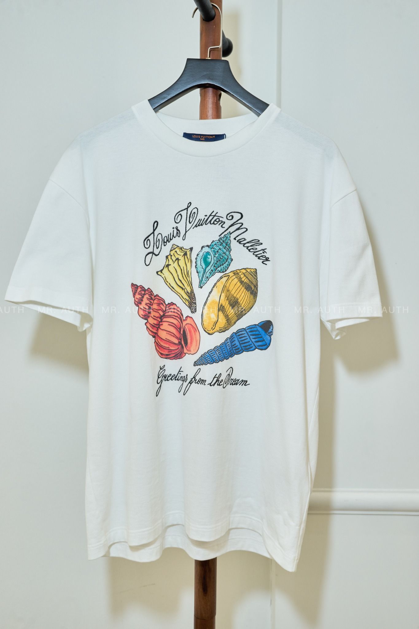 Louis Vuitton Printed Short-Sleeved Cotton T-Shirt.