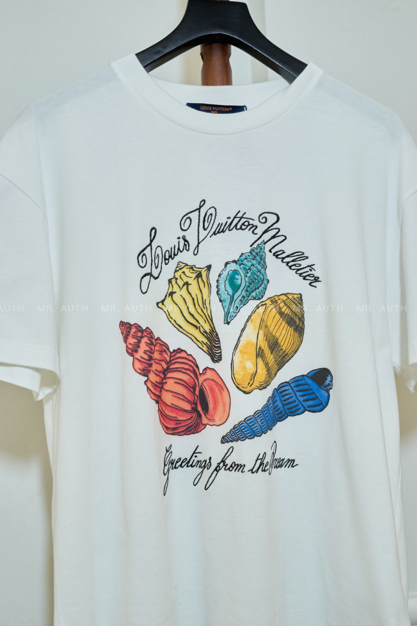 Louis Vuitton Printed Short-Sleeved Cotton T-Shirt.