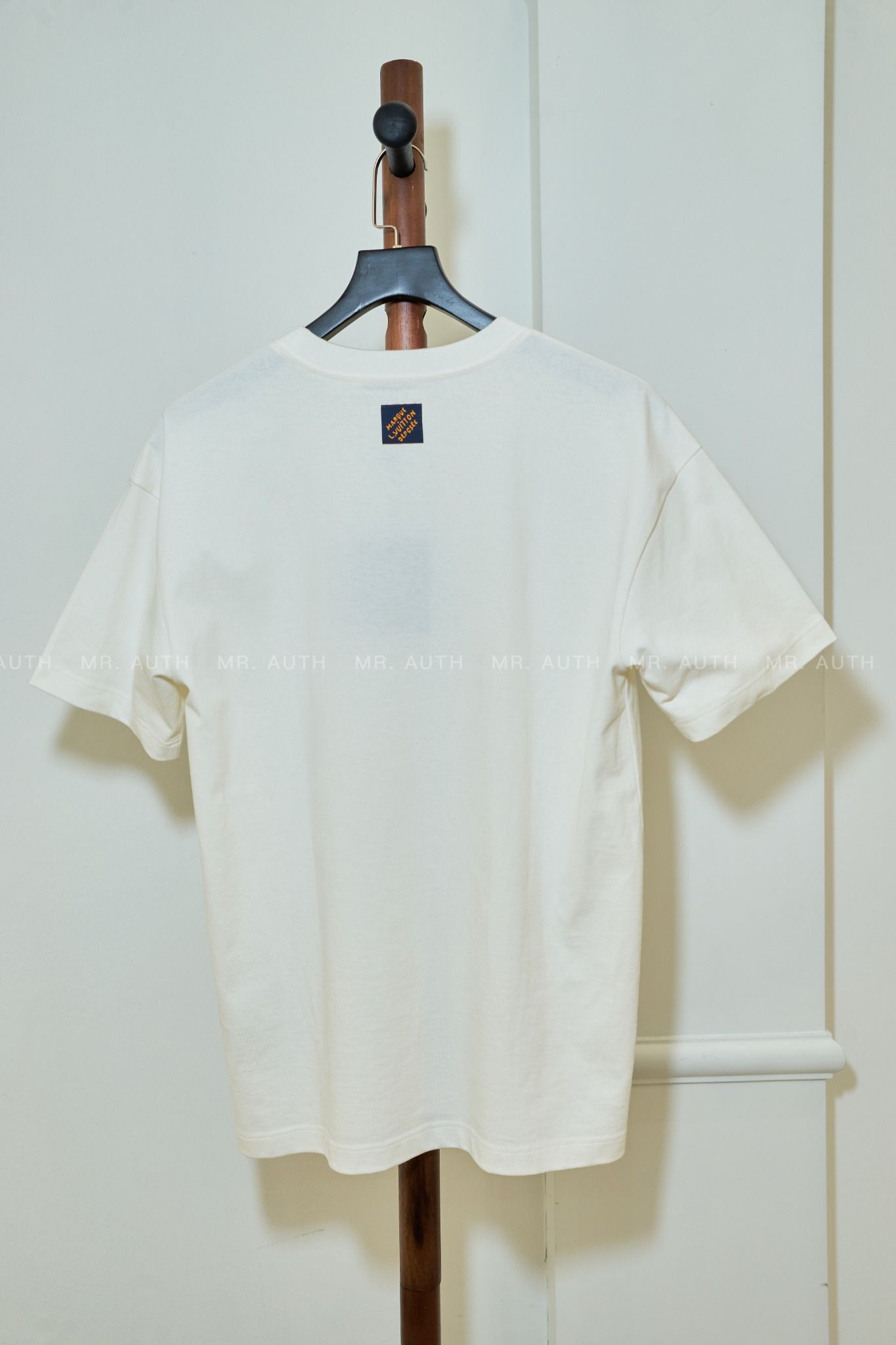 Louis Vuitton Embroidered Short-Sleeved T-Shirt.