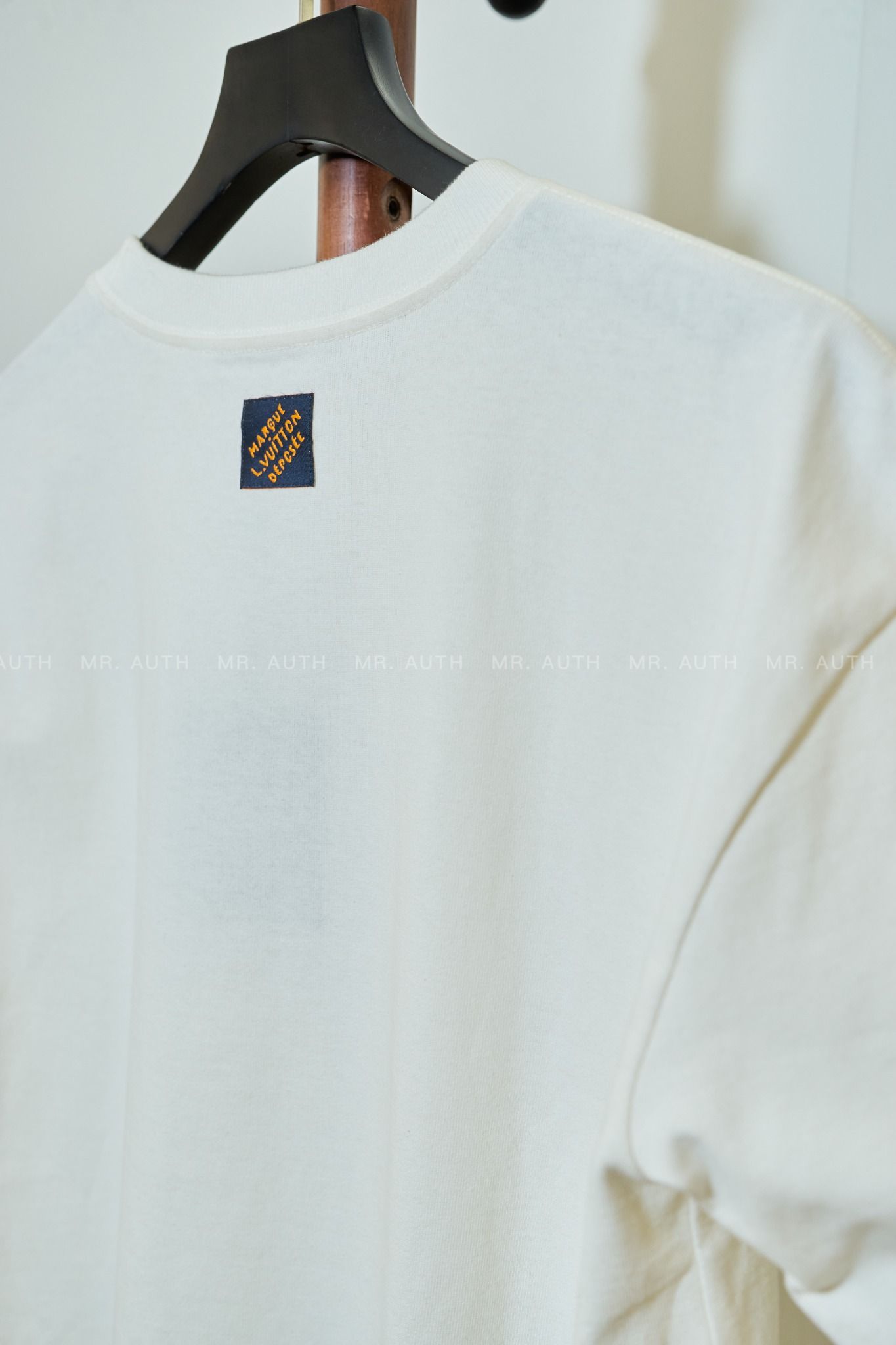Louis Vuitton Embroidered Short-Sleeved T-Shirt.