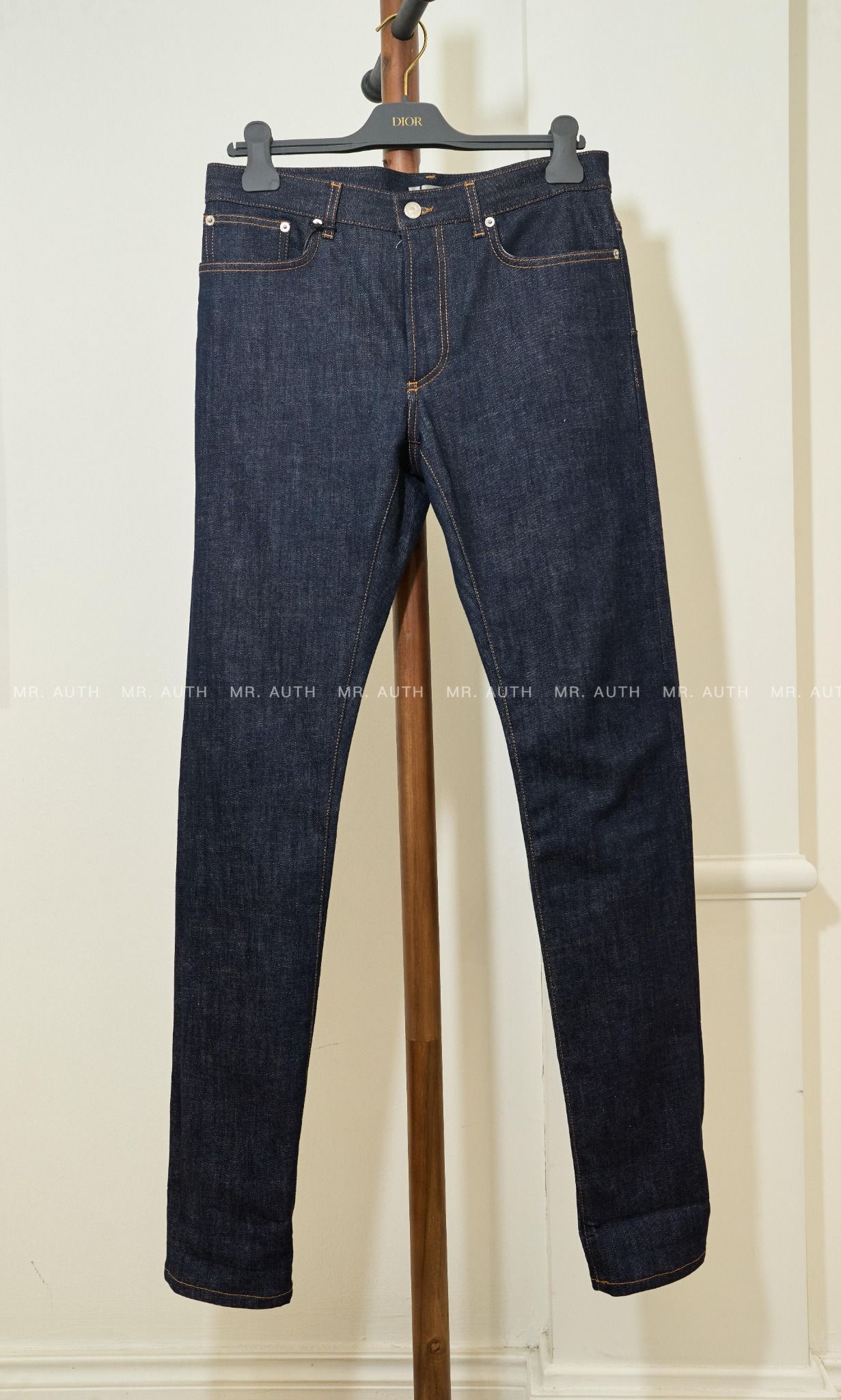 Dior Long Slim-Fit Dior Oblique Jeans.