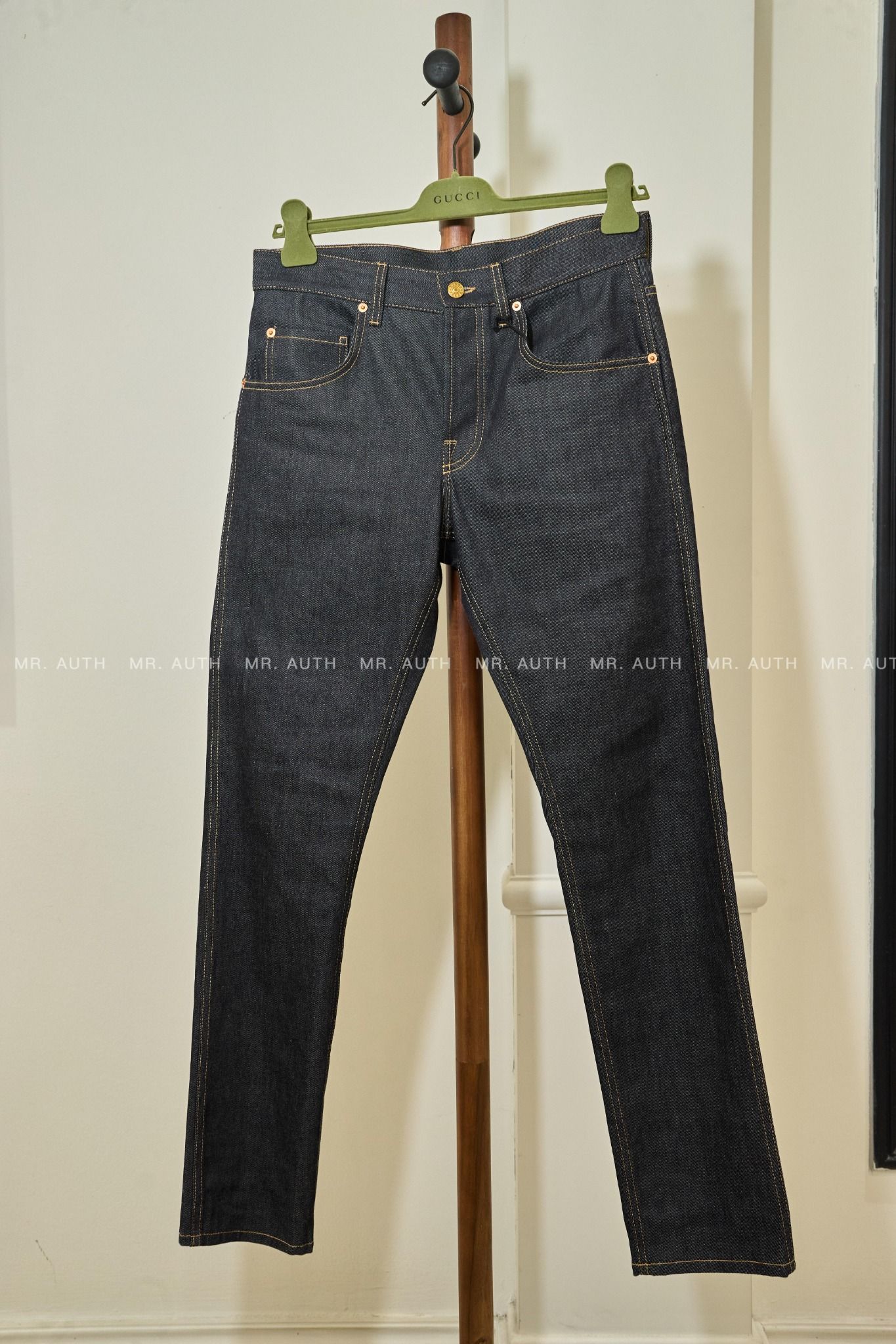 Gucci Denim trousers with Horsebit.