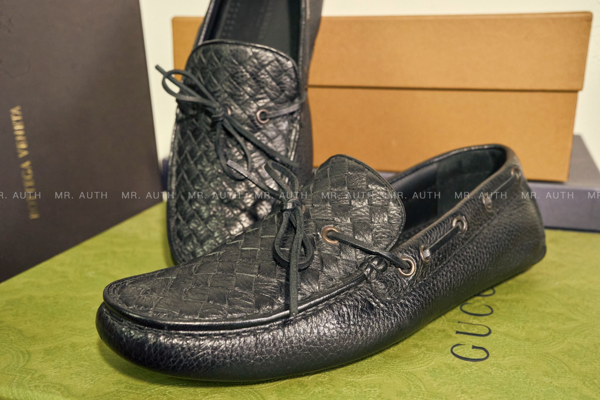 Bottega Veneta Fiandra Intrecciato Leather Slipper