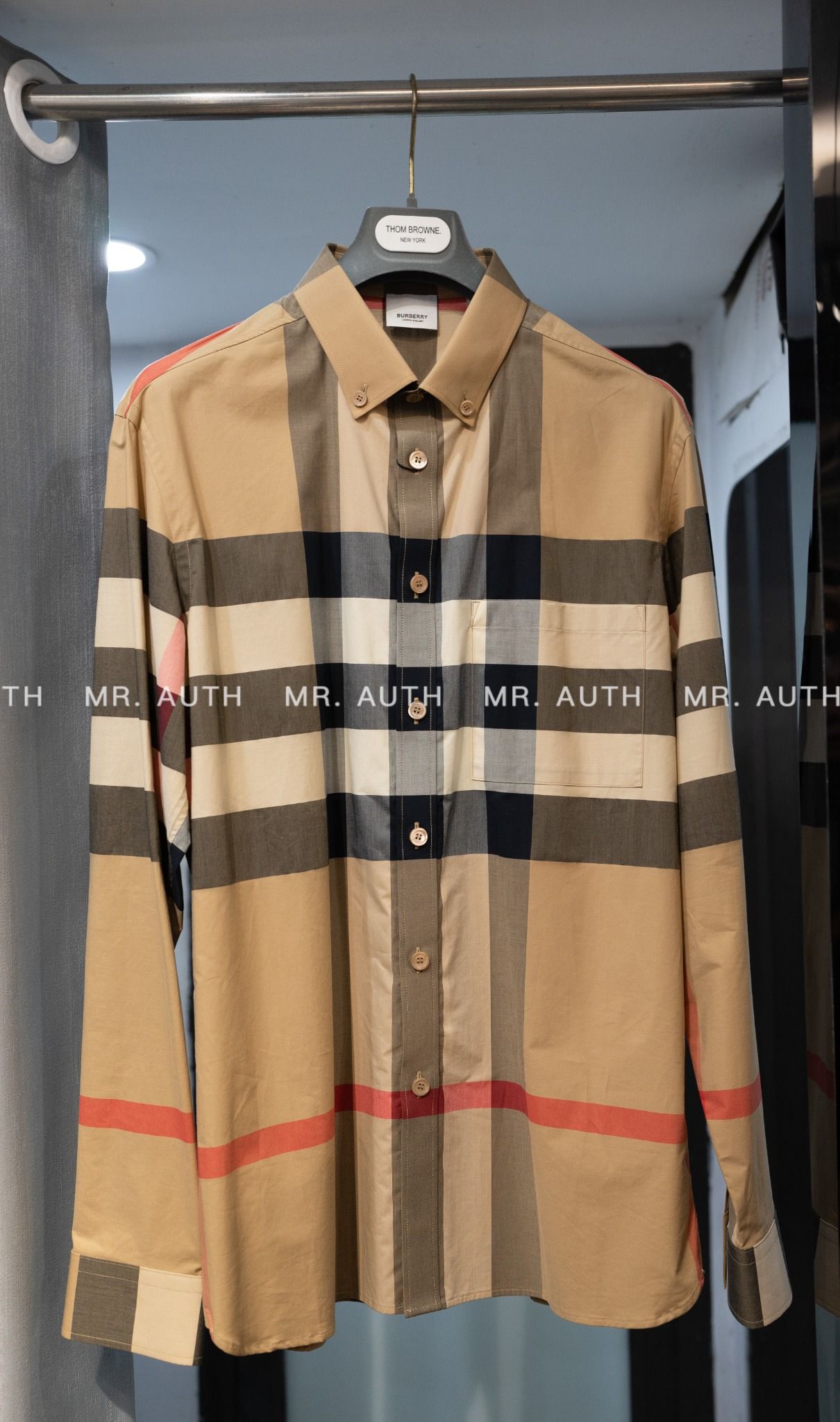 Burberry Check Cotton Shirt.