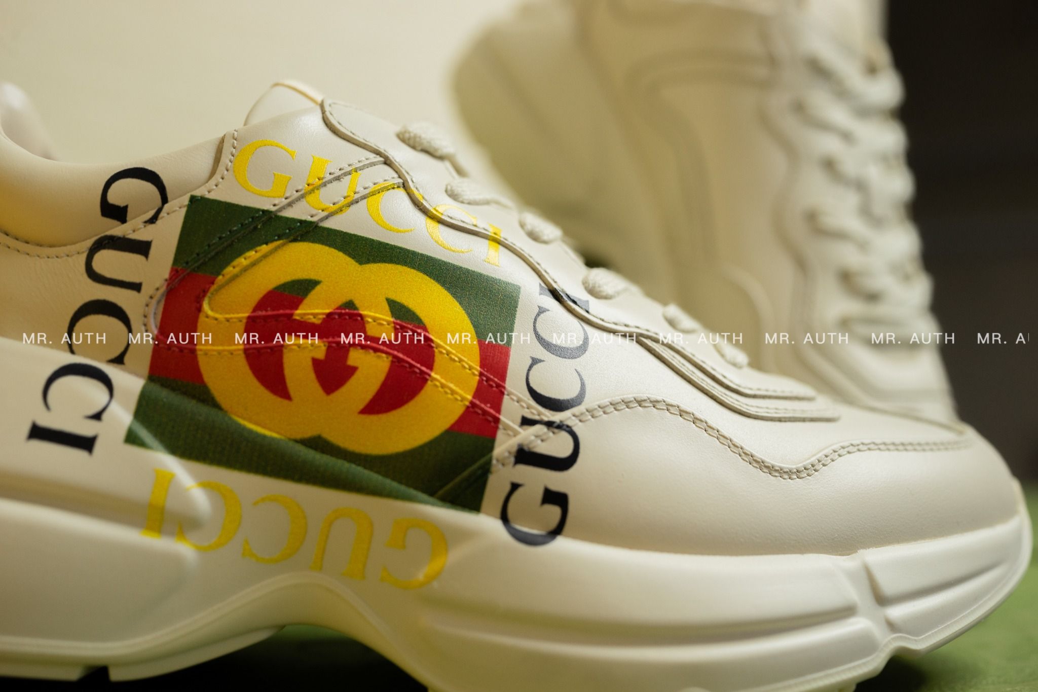 Gucci GG Rhyton Trainer.