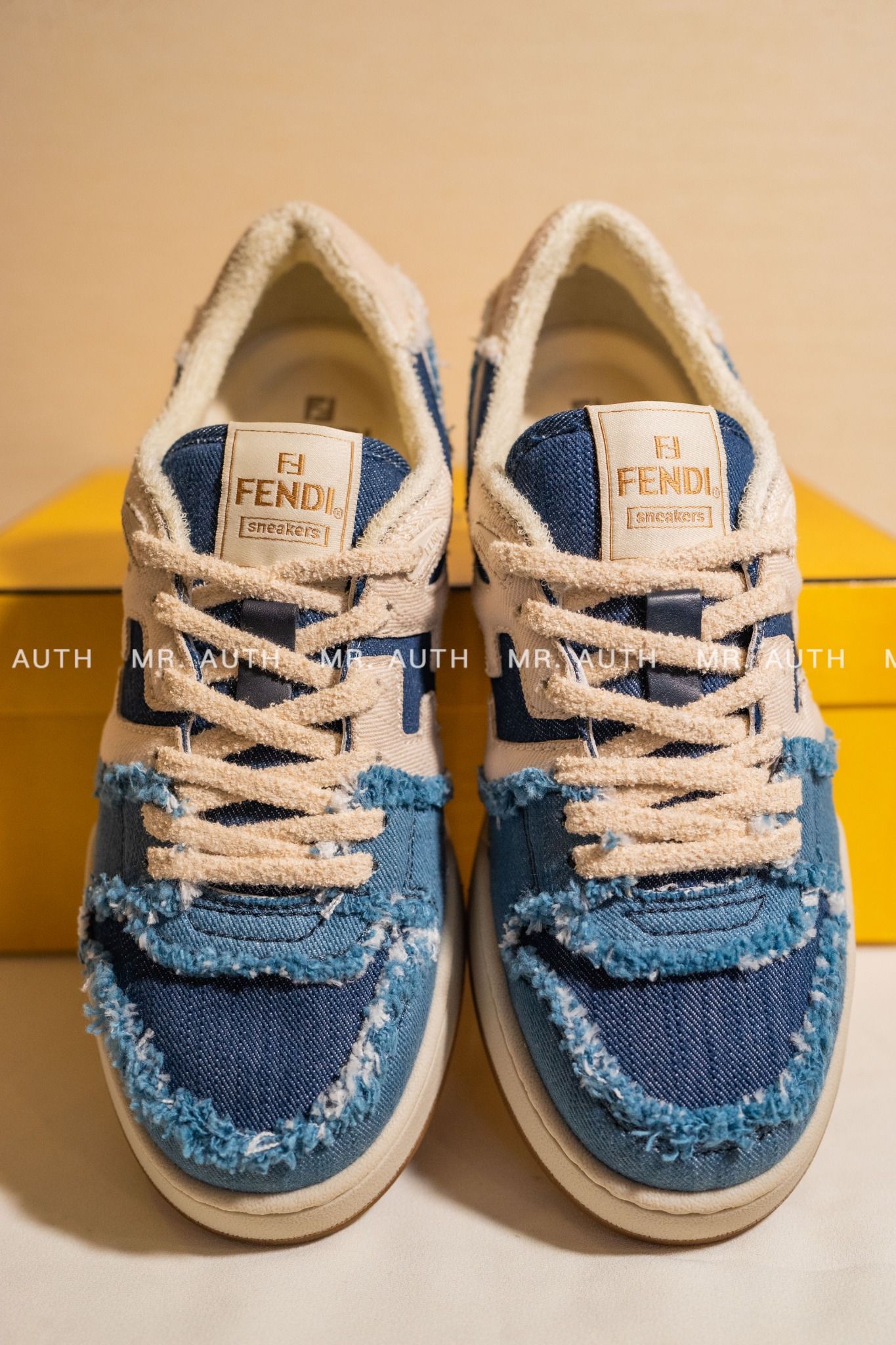Fendi Match Sneakers.