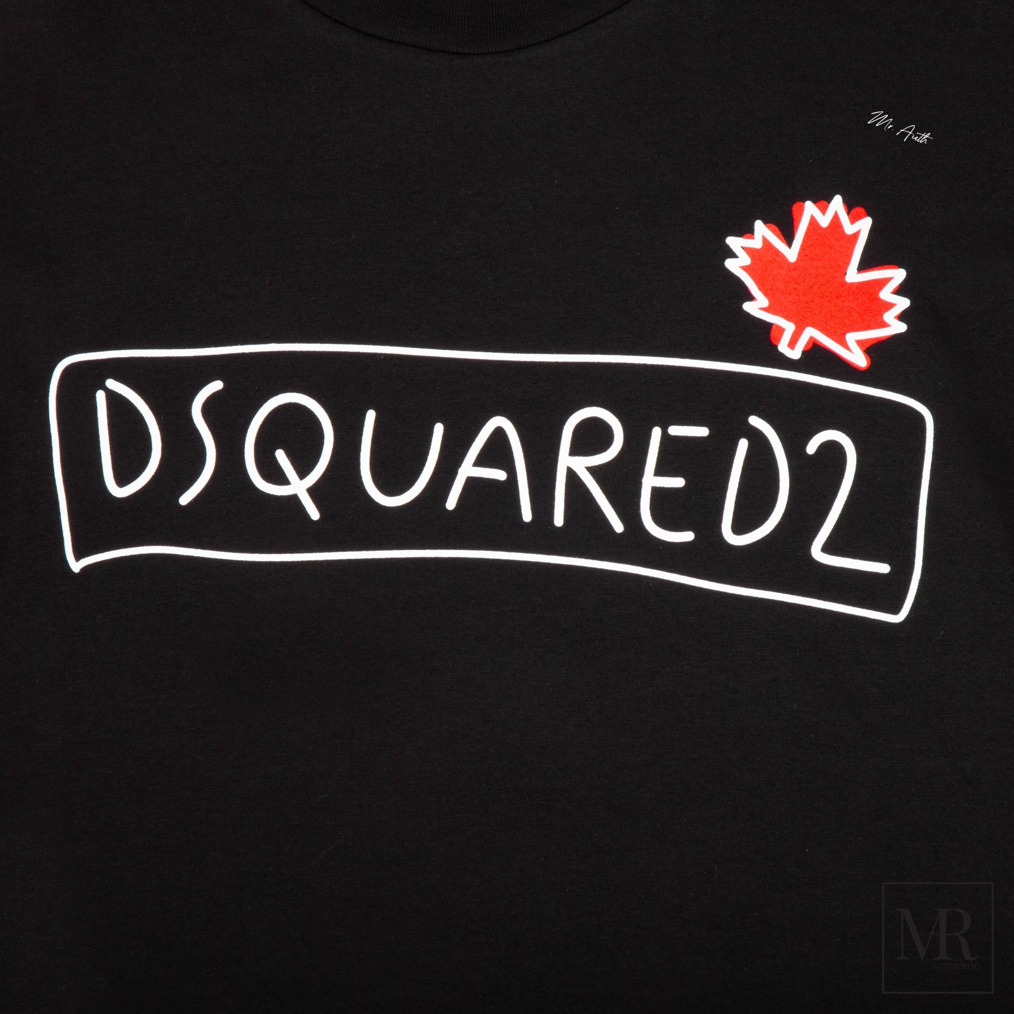 Áo Dsquared2 Logo Super Crew T-Shirt.
