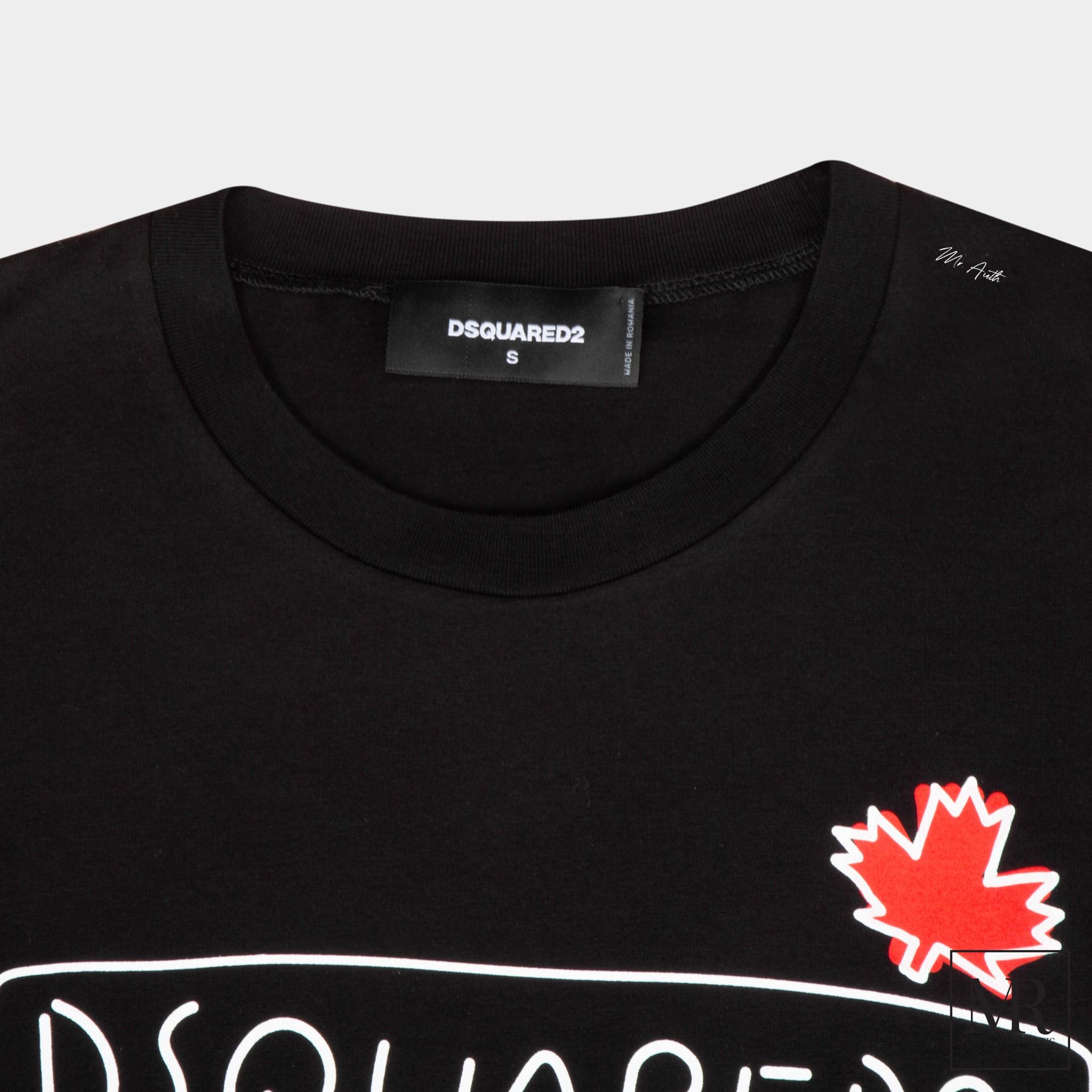 Áo Dsquared2 Logo Super Crew T-Shirt.