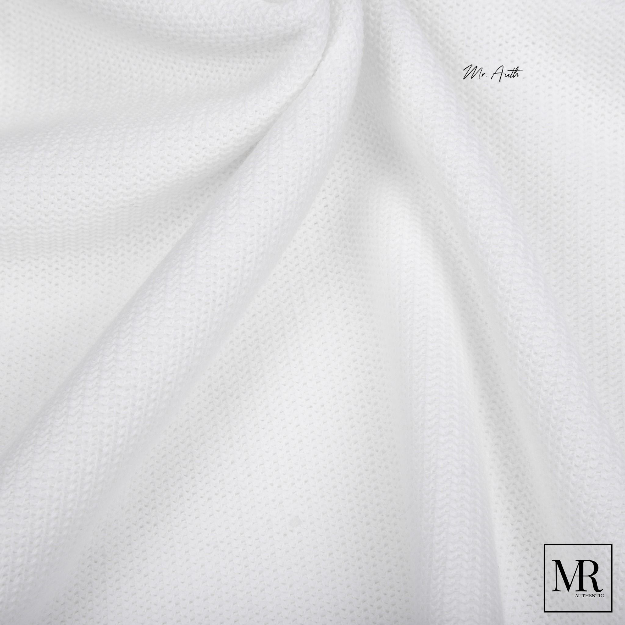 Áo phông Thom Browne Textured Cotton Stripe Short Sleeve Tee.