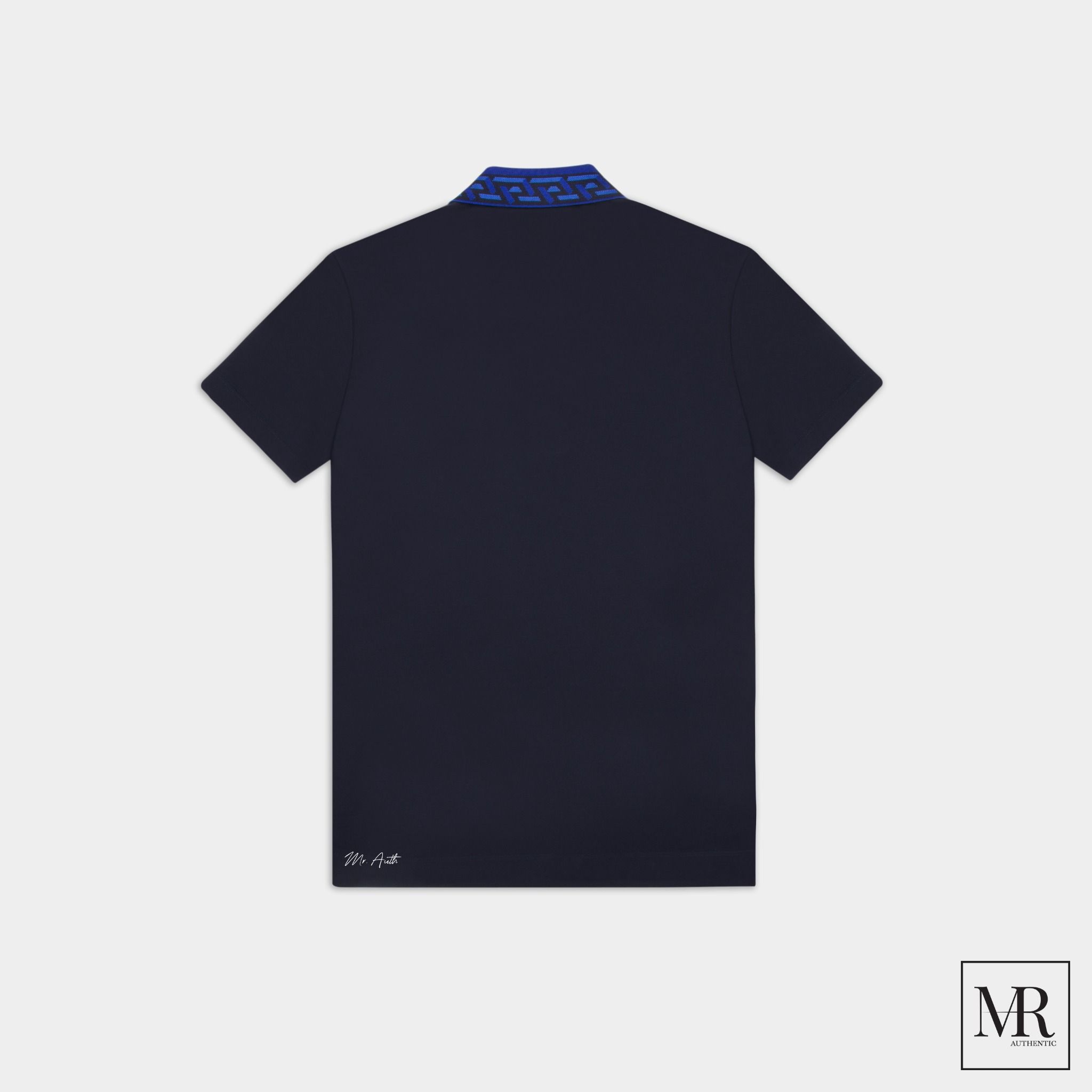 Áo Versace La Greca Accent Polo Shirt.