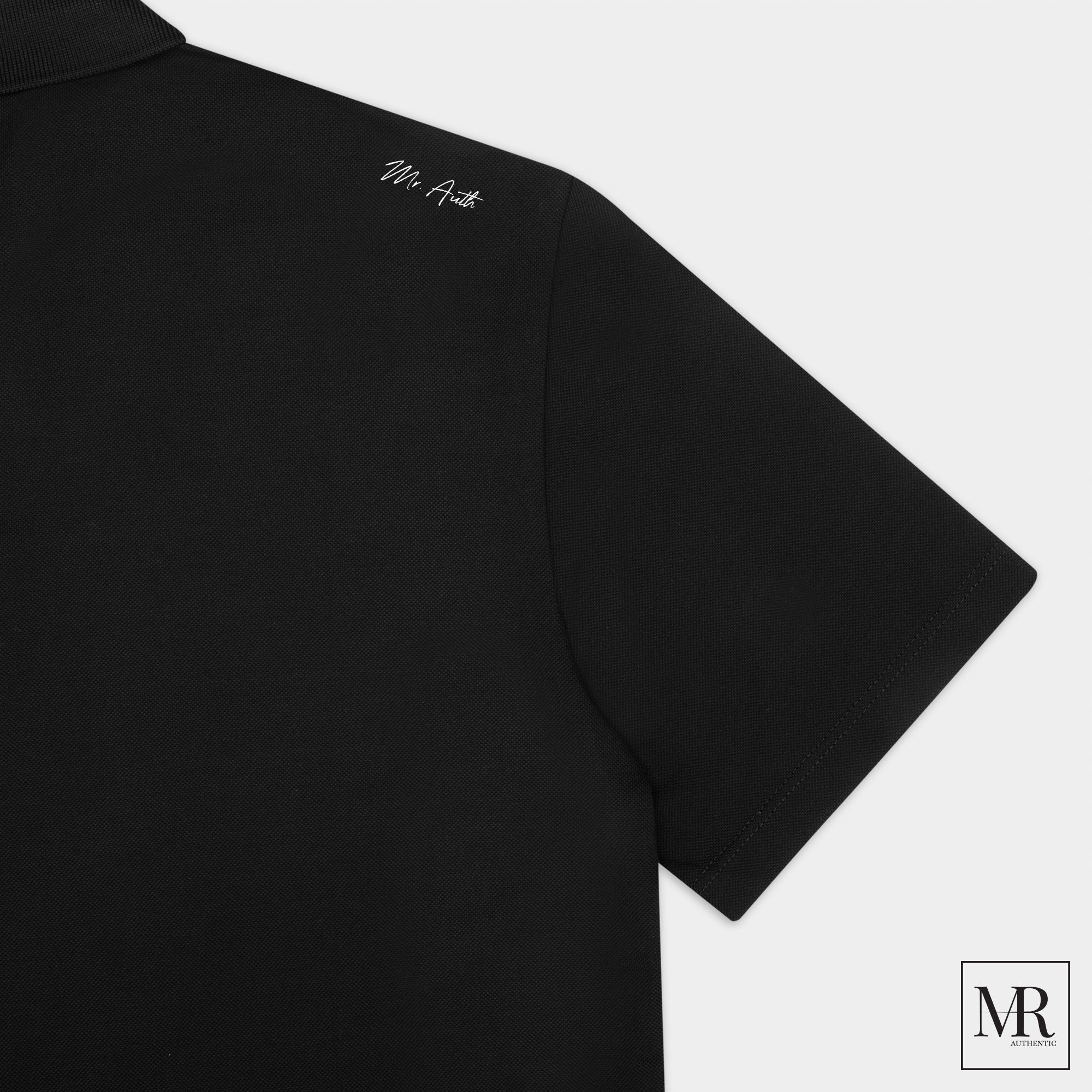 Áo Versace Embroidered Medusa Polo Shirt.
