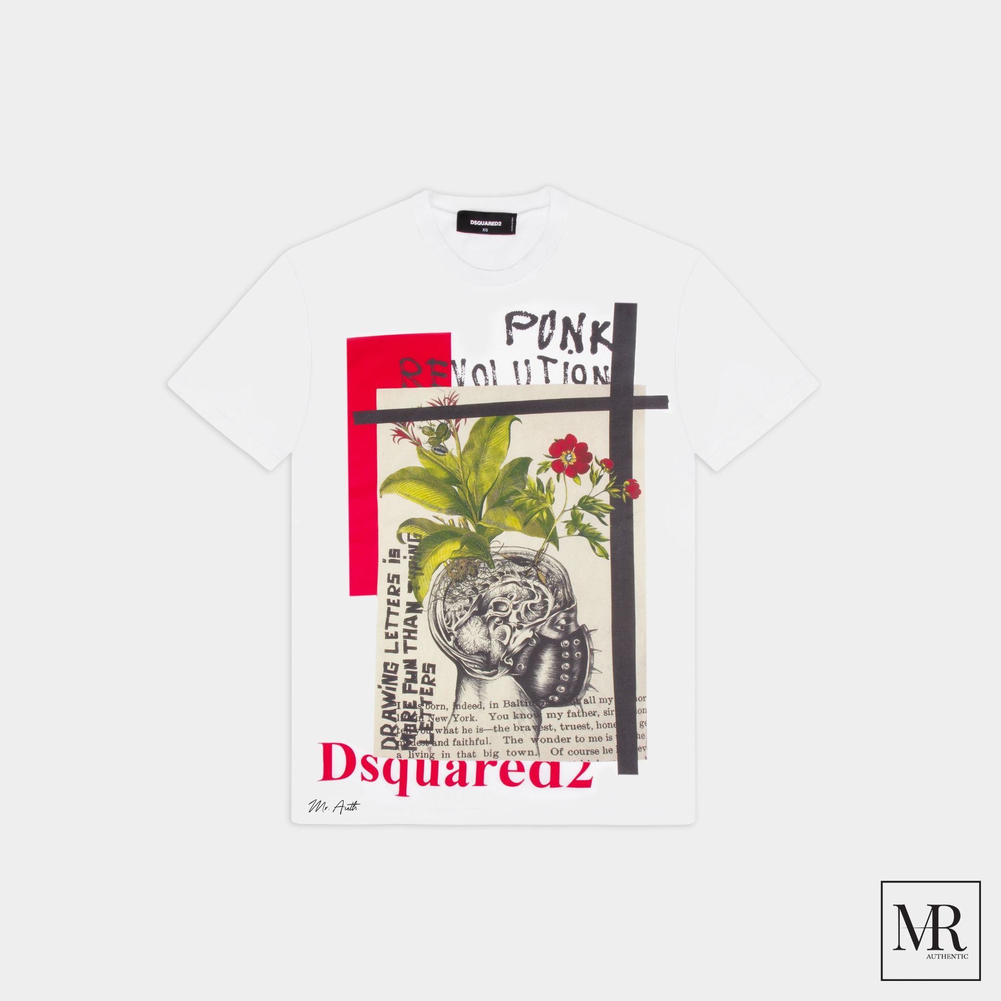 Áo Dsquared2 Printed Cotton Jersey T-Shirt.
