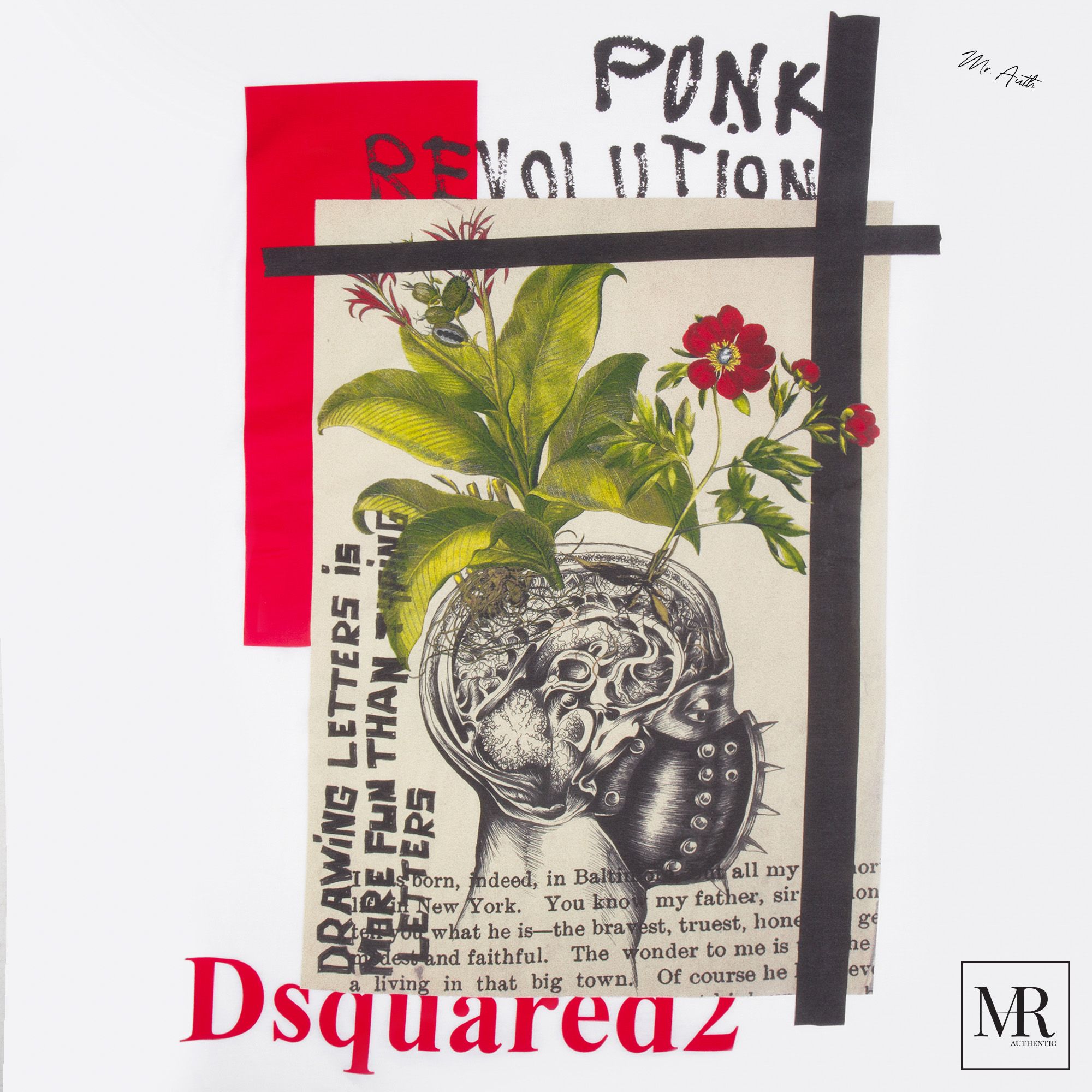 Áo Dsquared2 Printed Cotton Jersey T-Shirt.