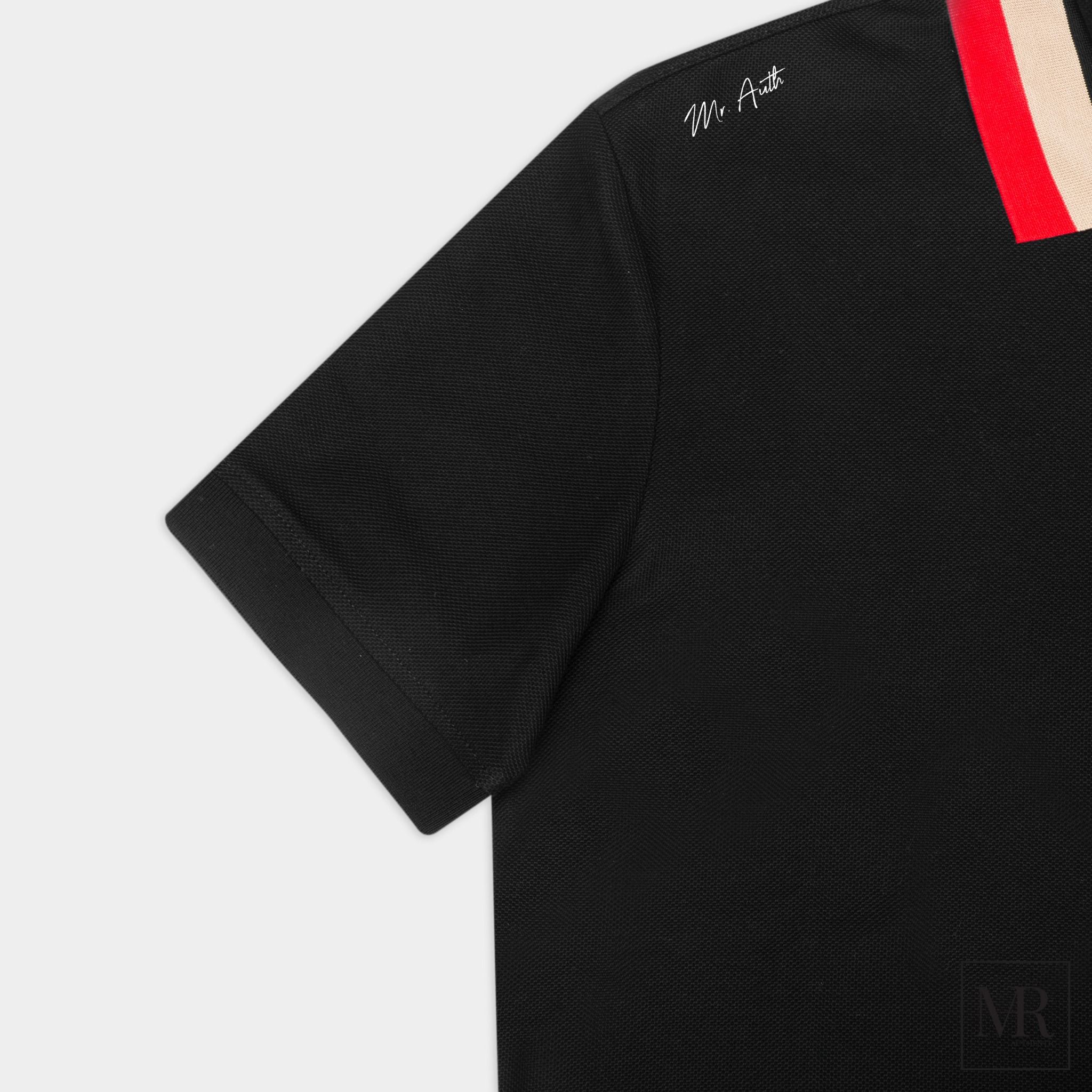 Áo Burberry Logo Detail Cotton Piqué Polo Shirt.