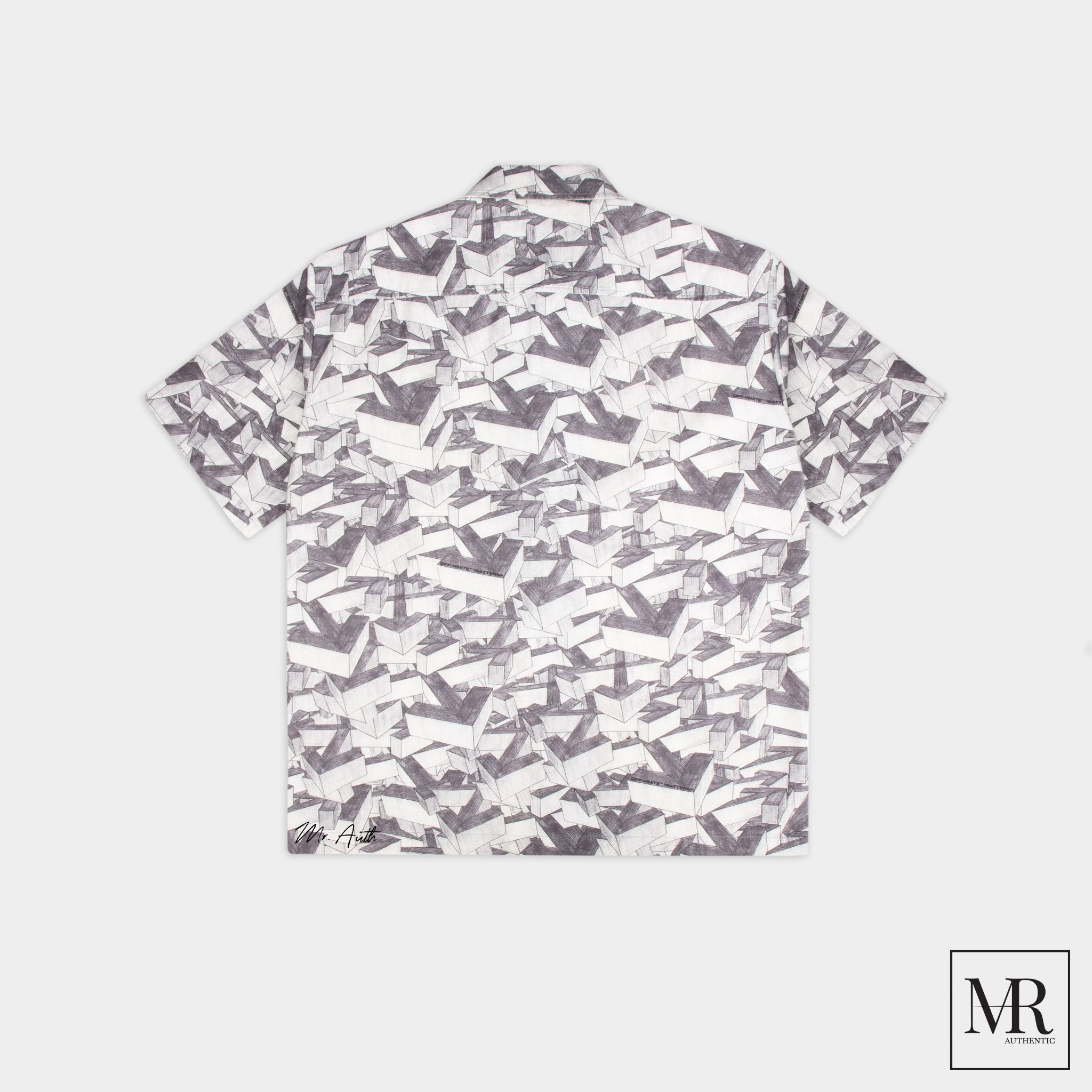 Áo Off-White Arrows Pattern Print Cotton ss Shirt.