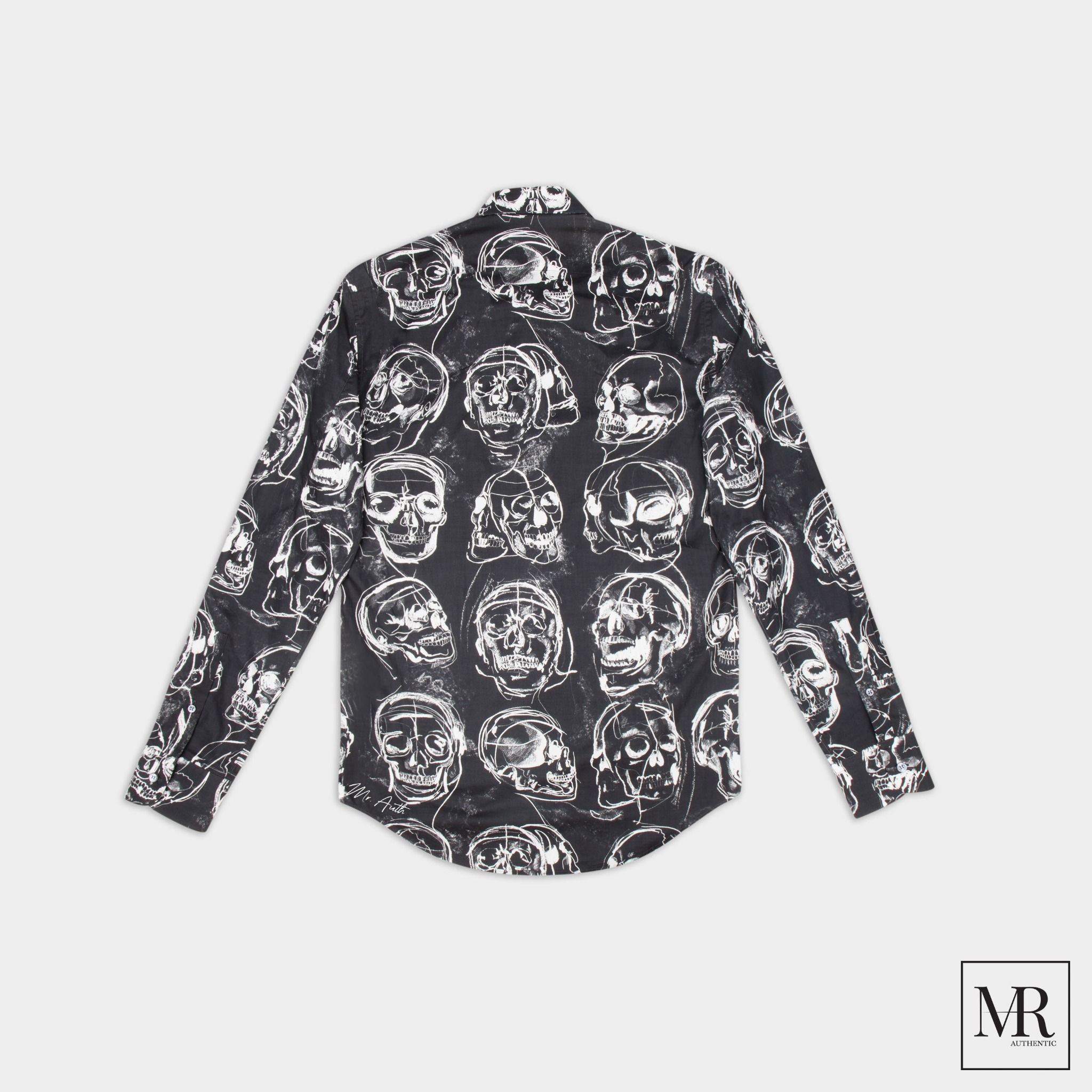 Áo Alexander McQueen Skull Print Shirt.