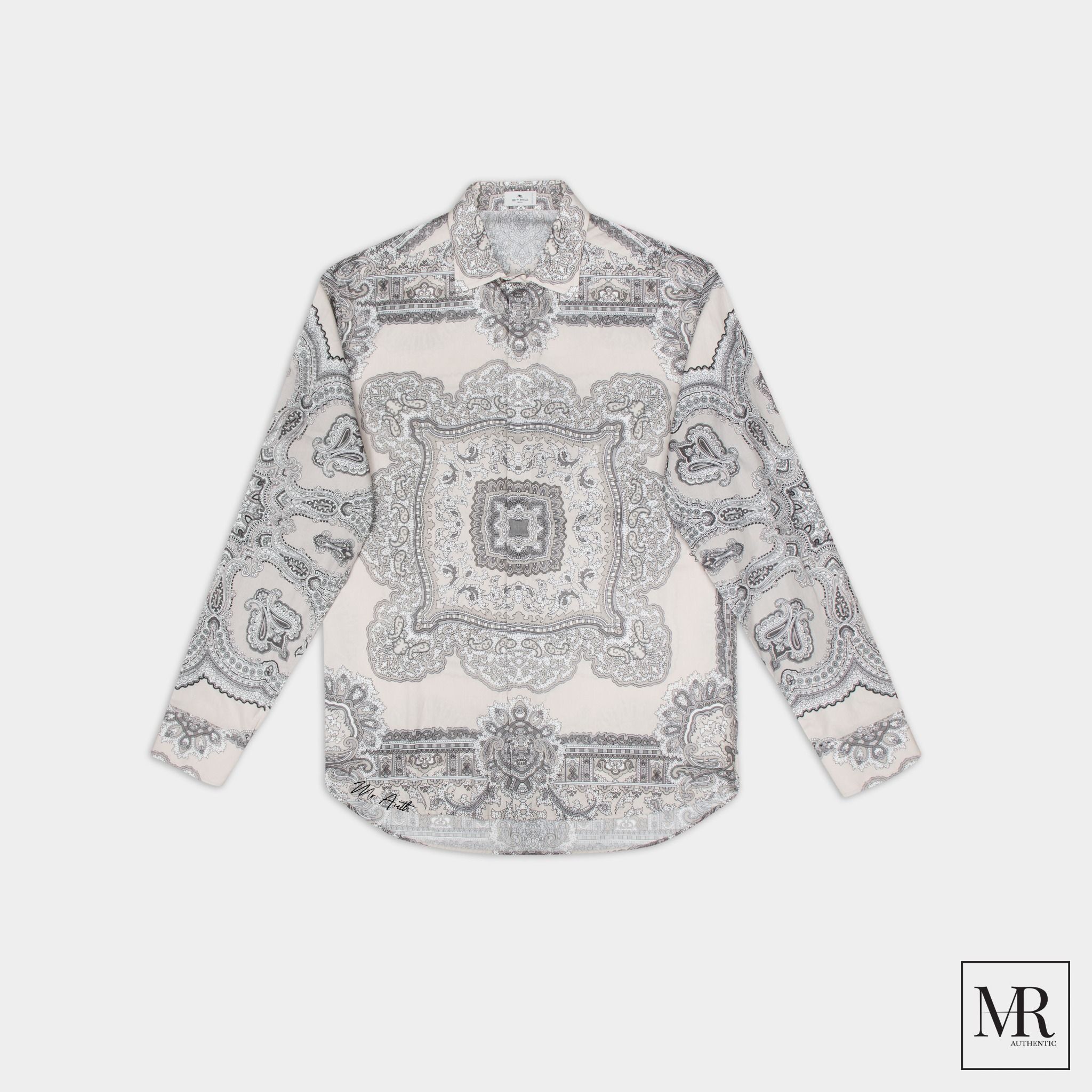 Áo Etro Paisley Scarf Shirt.