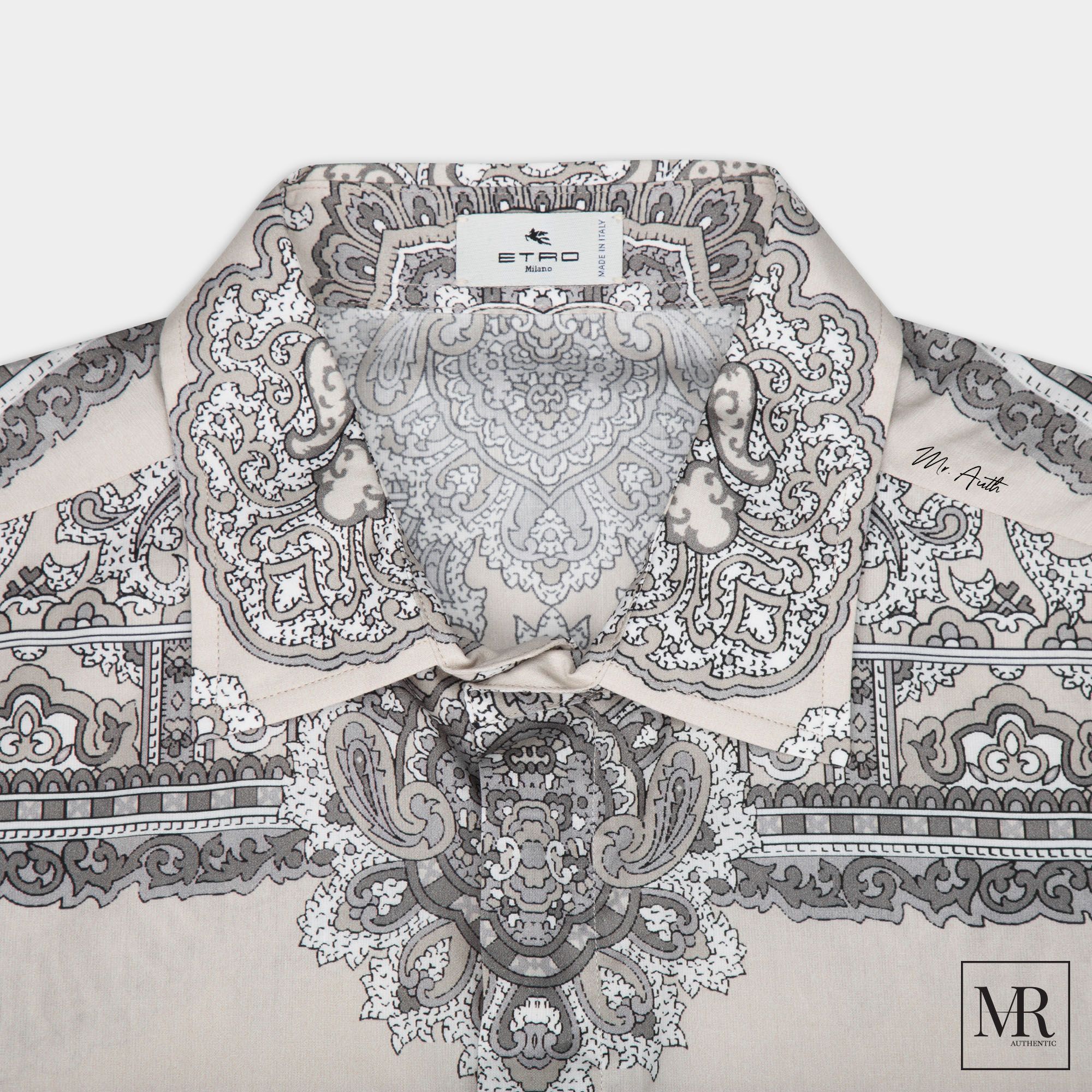 Áo Etro Paisley Scarf Shirt.