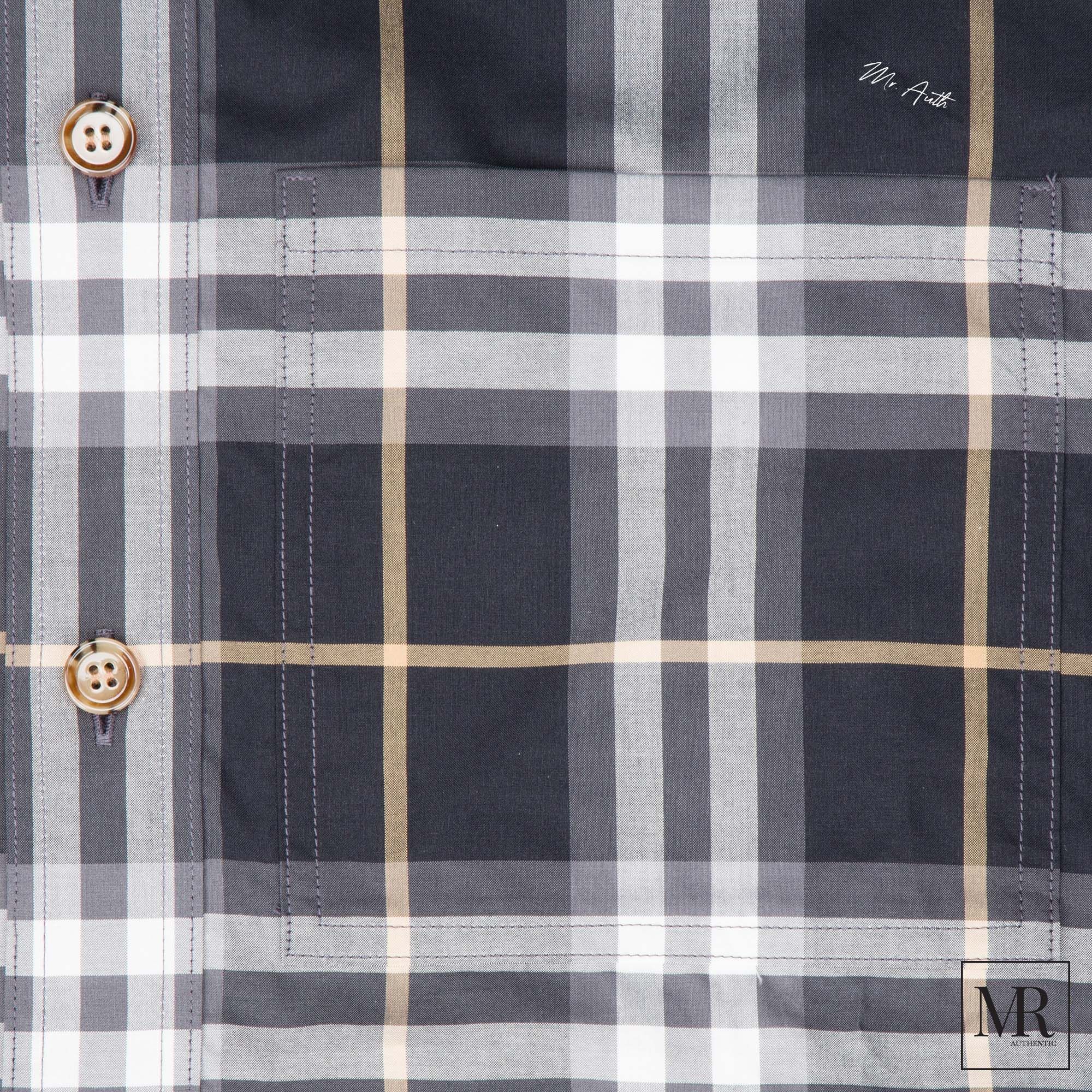 Áo Burberry Canwick Checked Cotton Shirt.