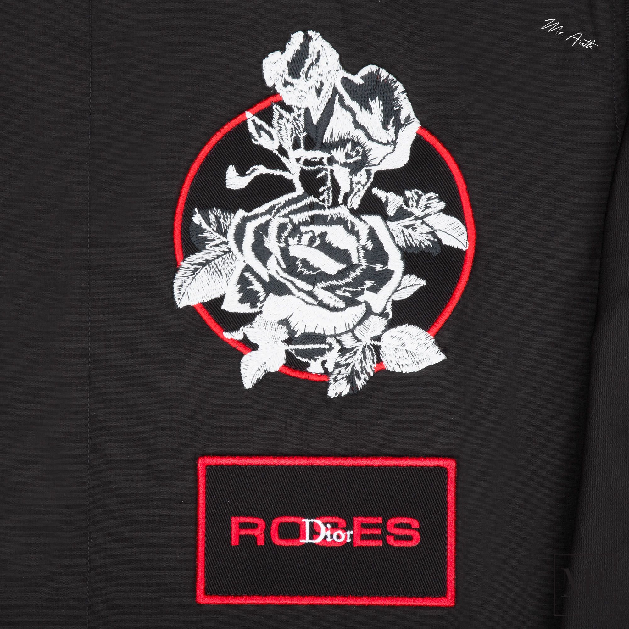 Áo Dior Homme Appliqué Badge Shirt.