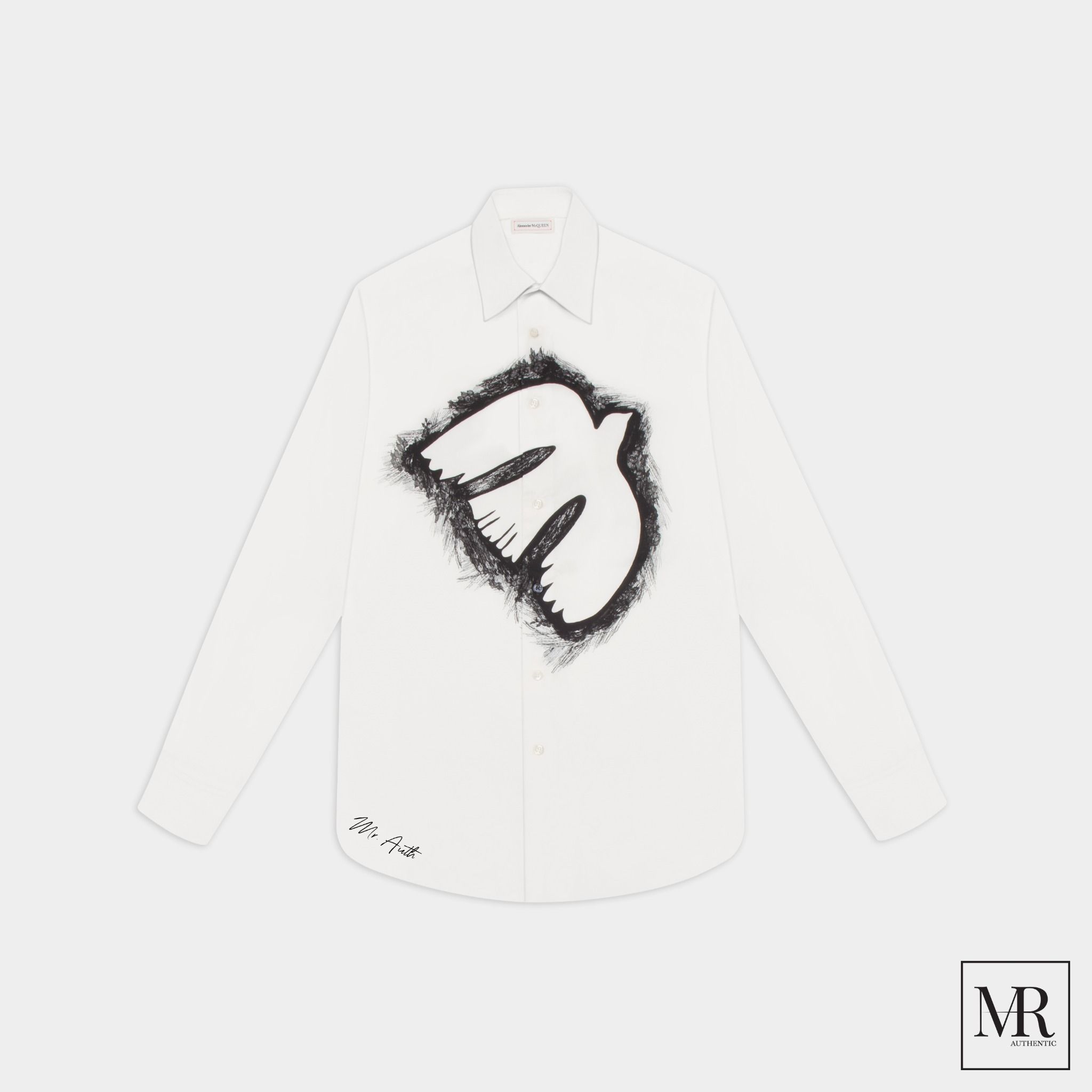 Áo Alexander Mcqueen Printed Cotton Shirt.