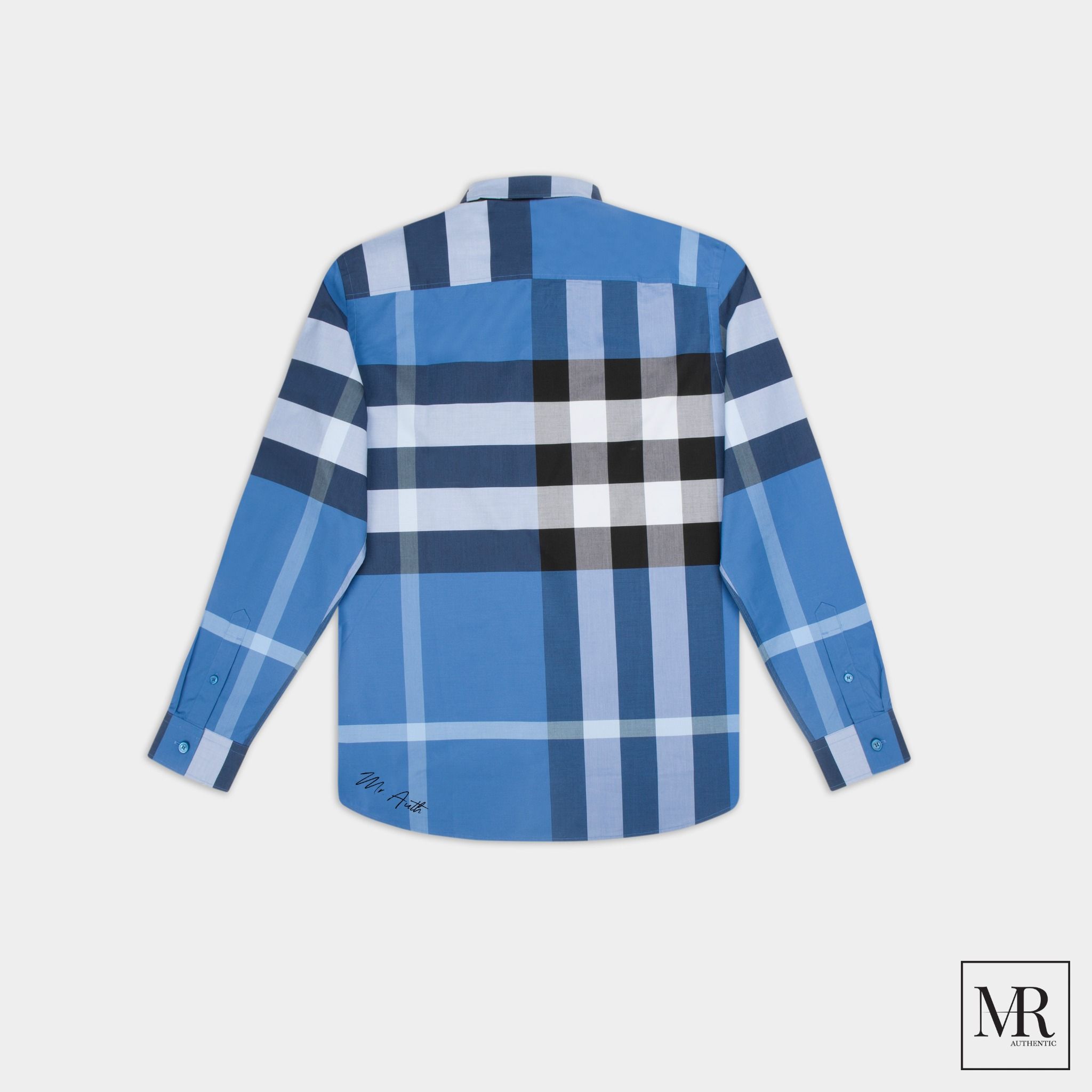 Áo Burberry Check Stretch Cotton Poplin Shirt.