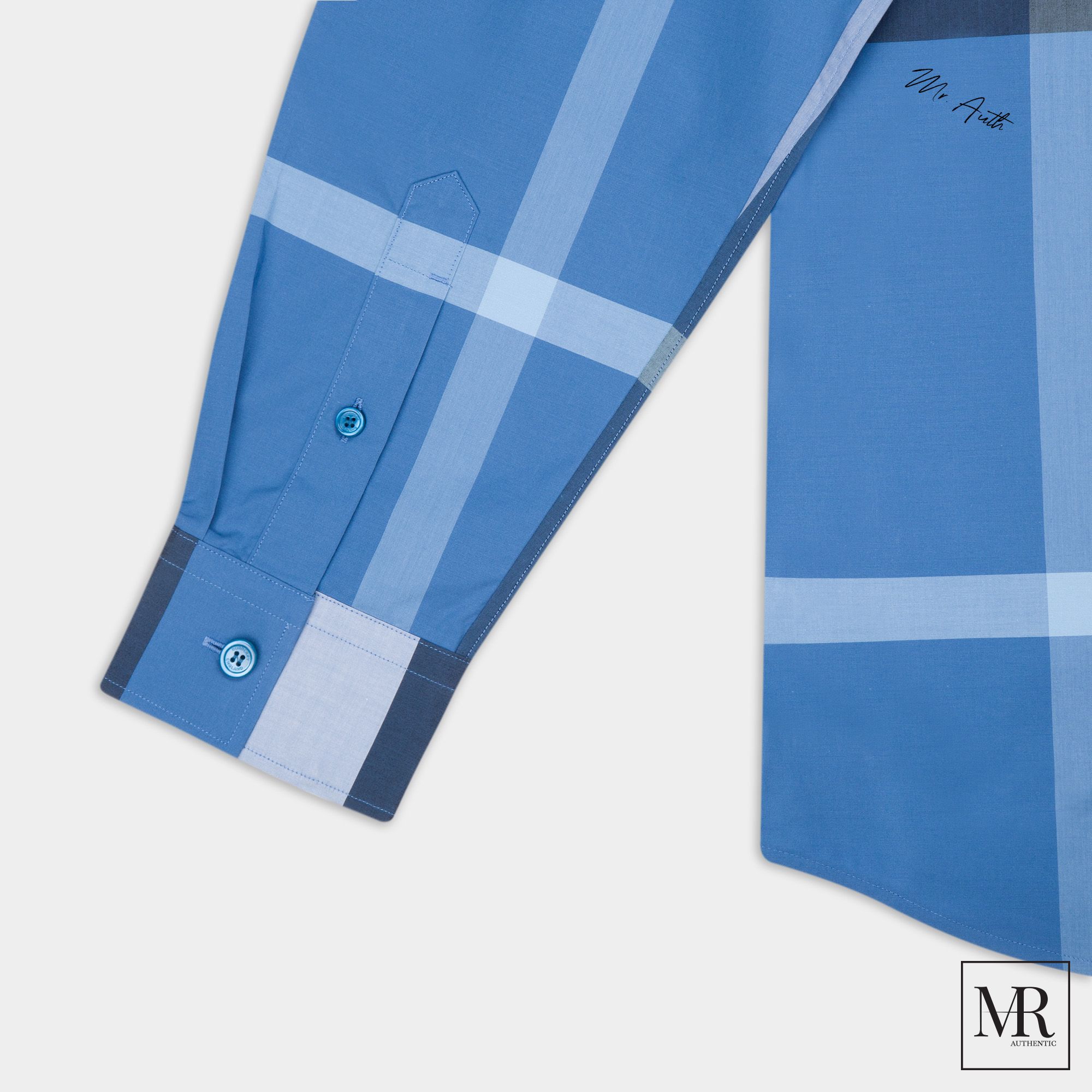 Áo Burberry Check Stretch Cotton Poplin Shirt.