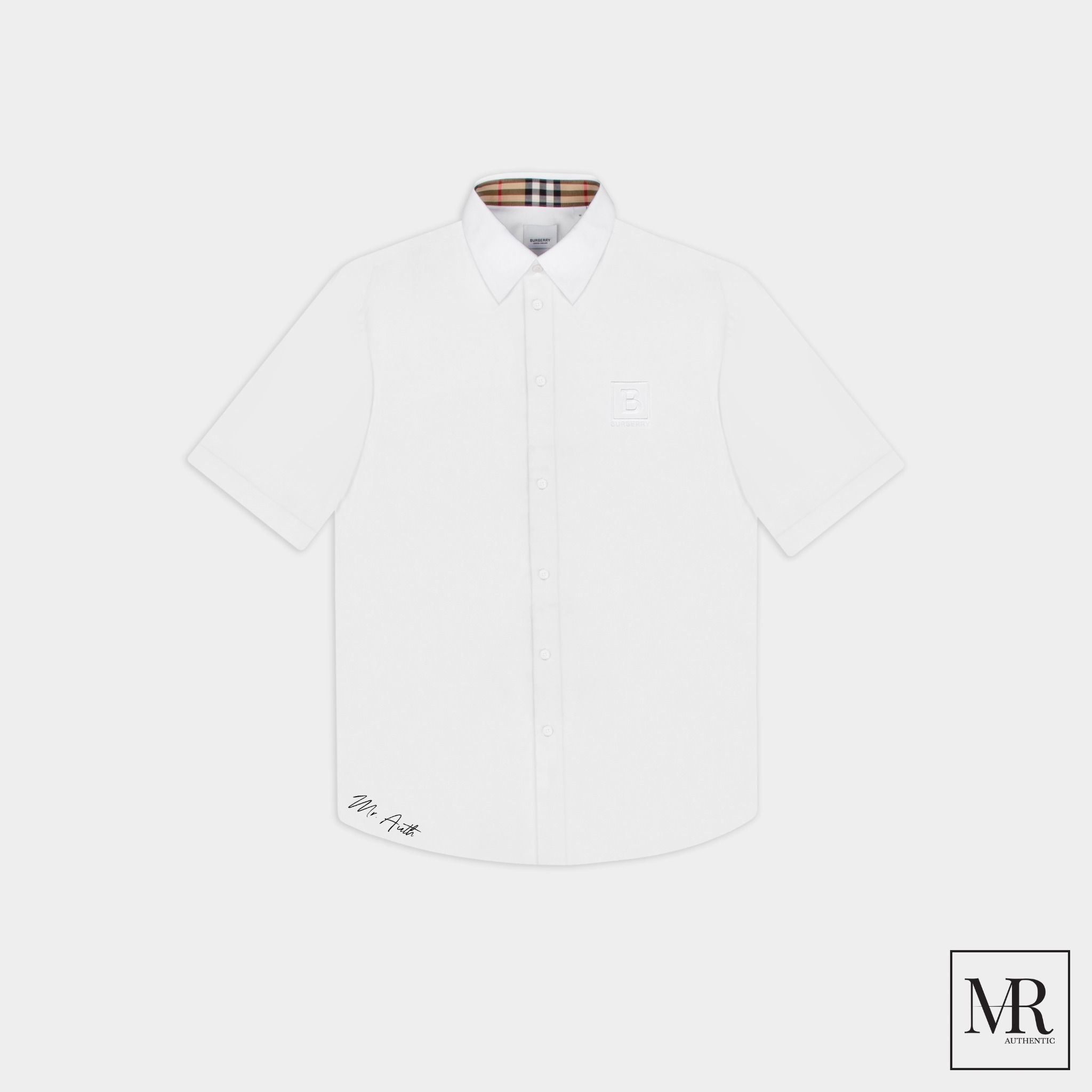 Áo Burberry Sleeve-short Shirt.