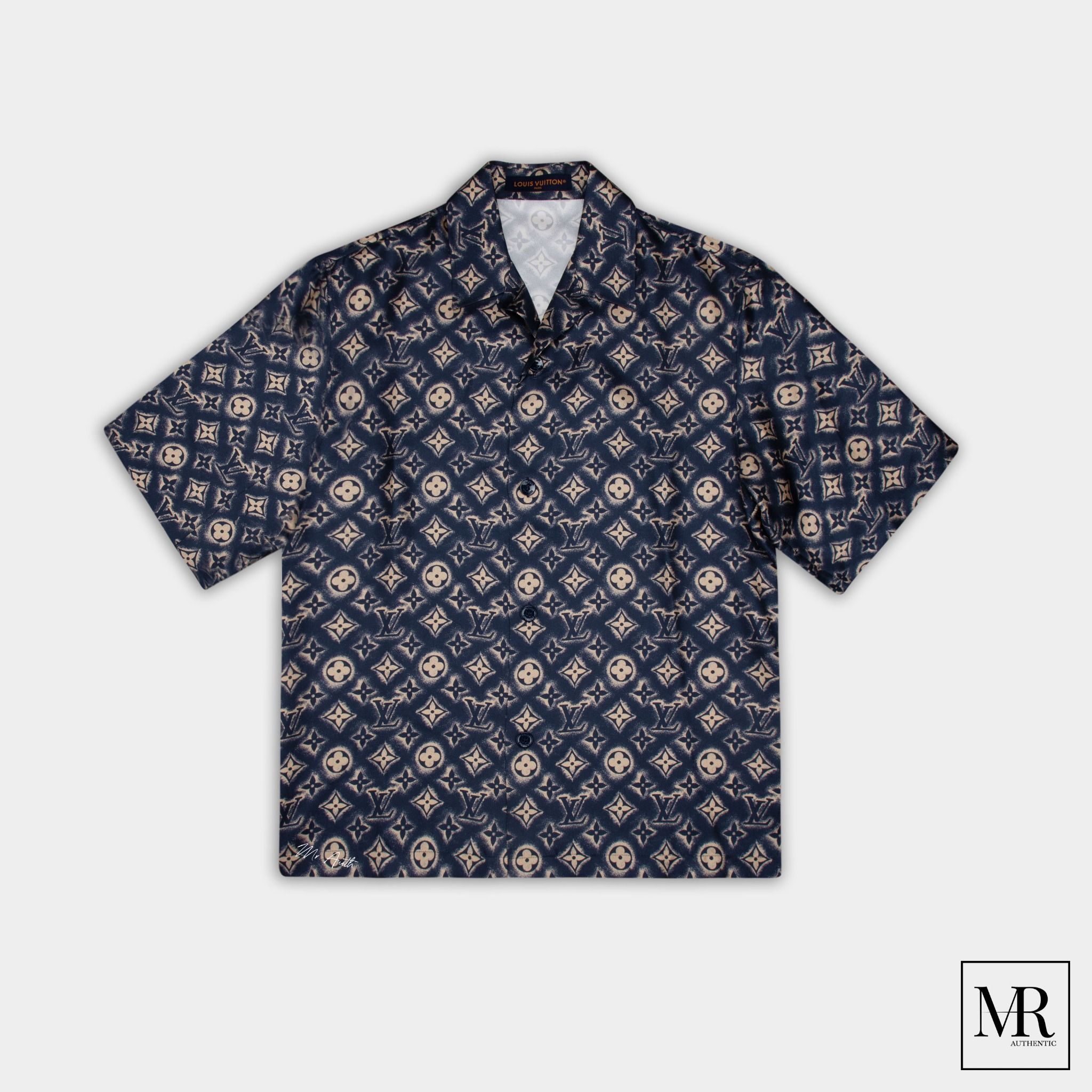 Áo Louis Vuitton Monogram Short Sleeve Shirt.