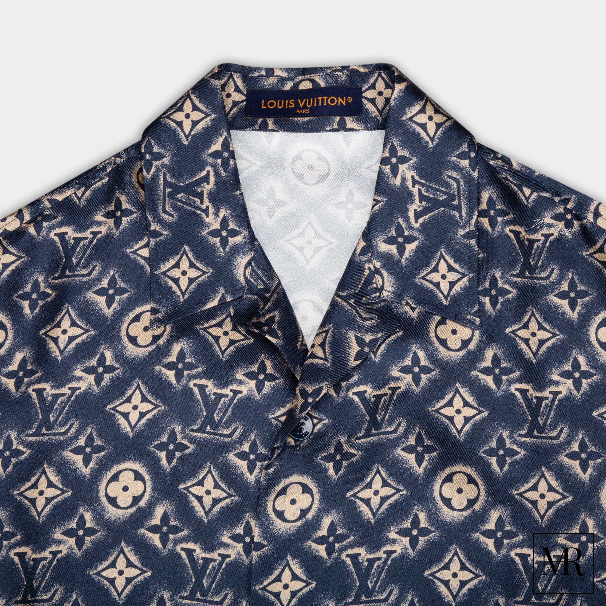 Áo Louis Vuitton Monogram Short Sleeve Shirt.