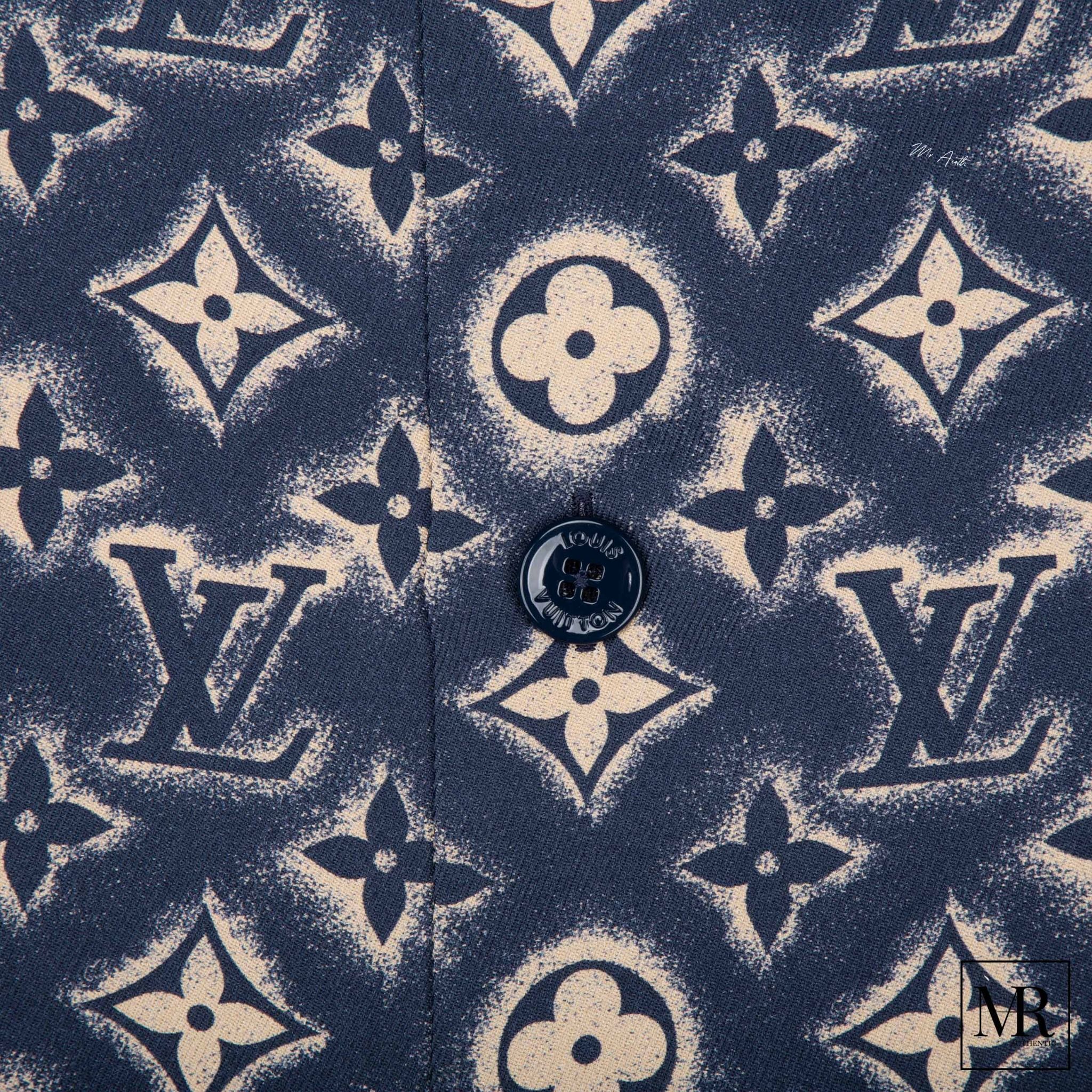 Áo Louis Vuitton Monogram Short Sleeve Shirt.
