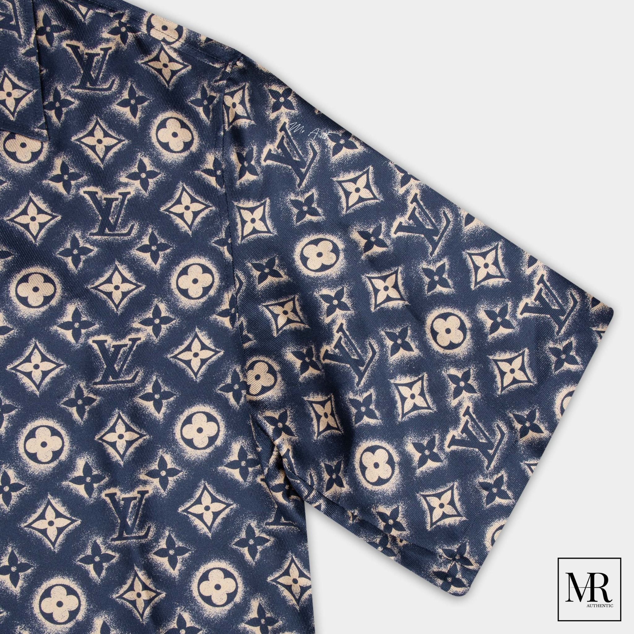 Áo Louis Vuitton Monogram Short Sleeve Shirt.