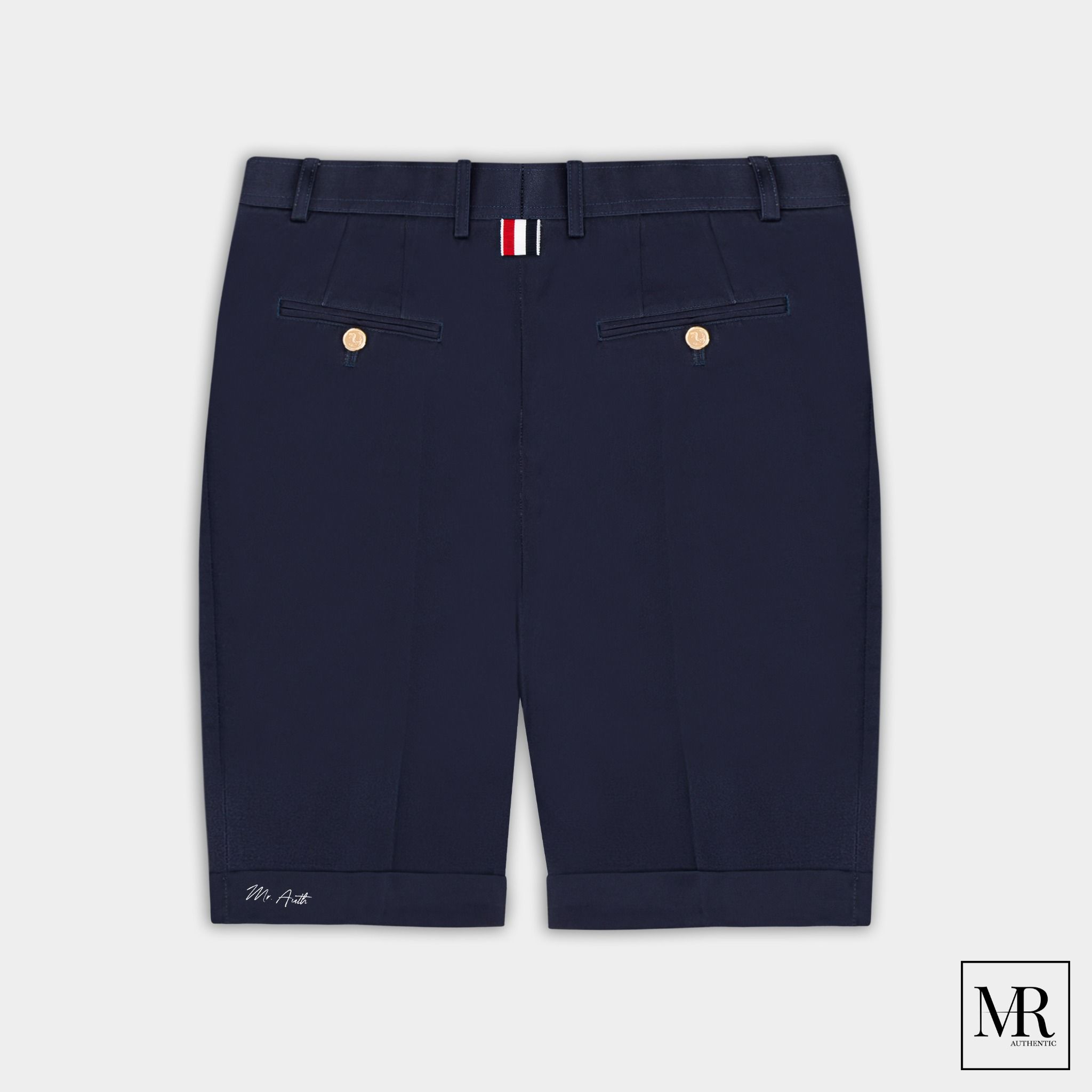 Quần Thom Browne Unconstructed Cotton Twill Chino Shorts